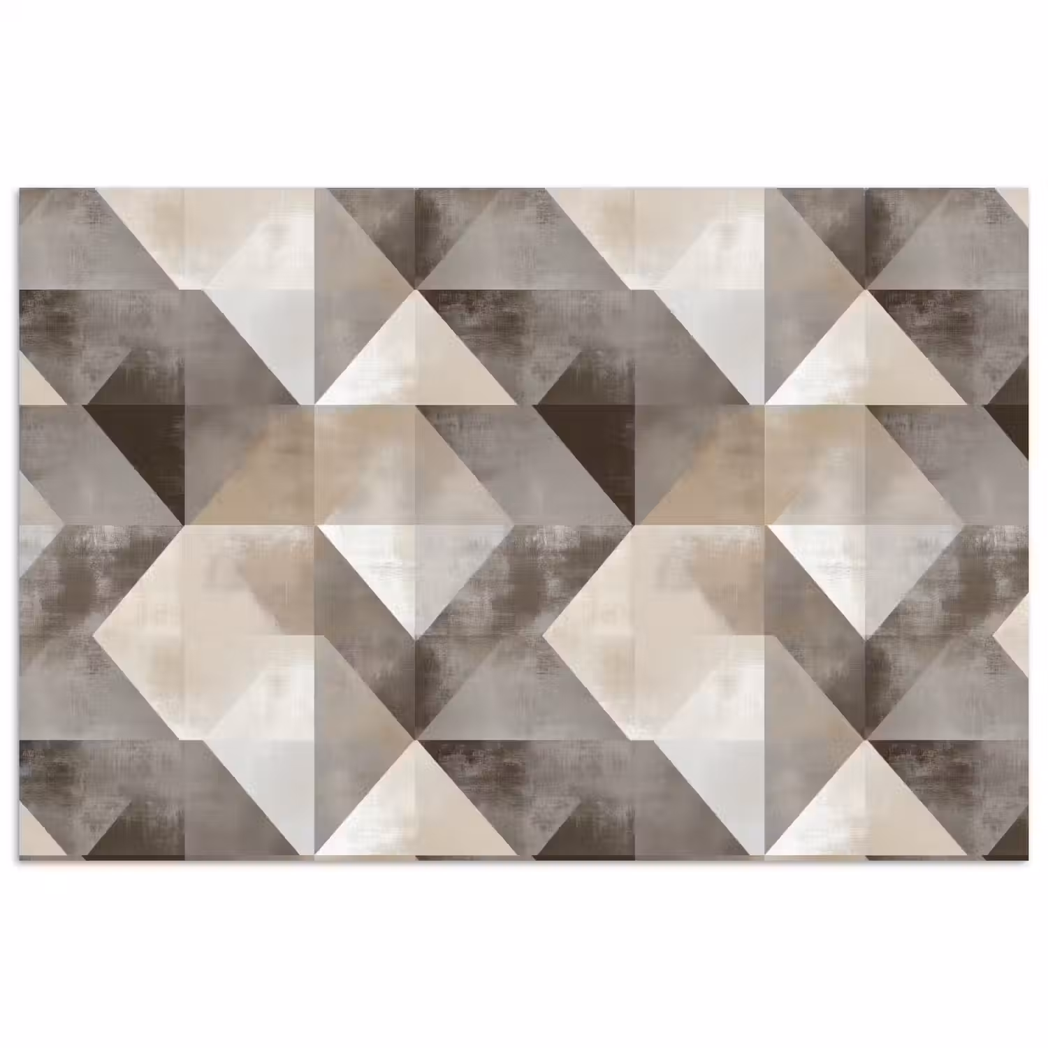 Geometrisch - Motief - Aardetinten poster papier klein 62 -3d