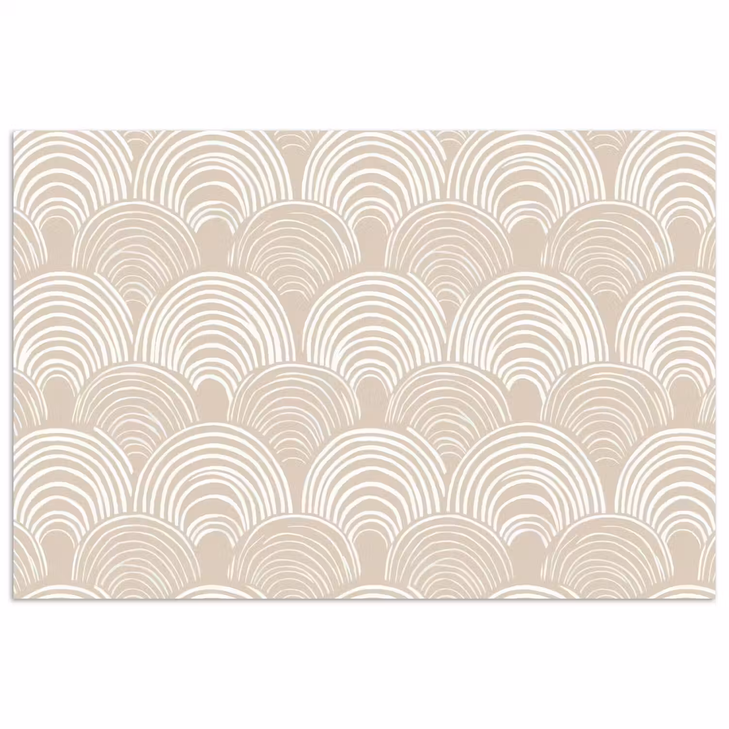 Golven - Structuur - Beige poster papier klein 62 -3d