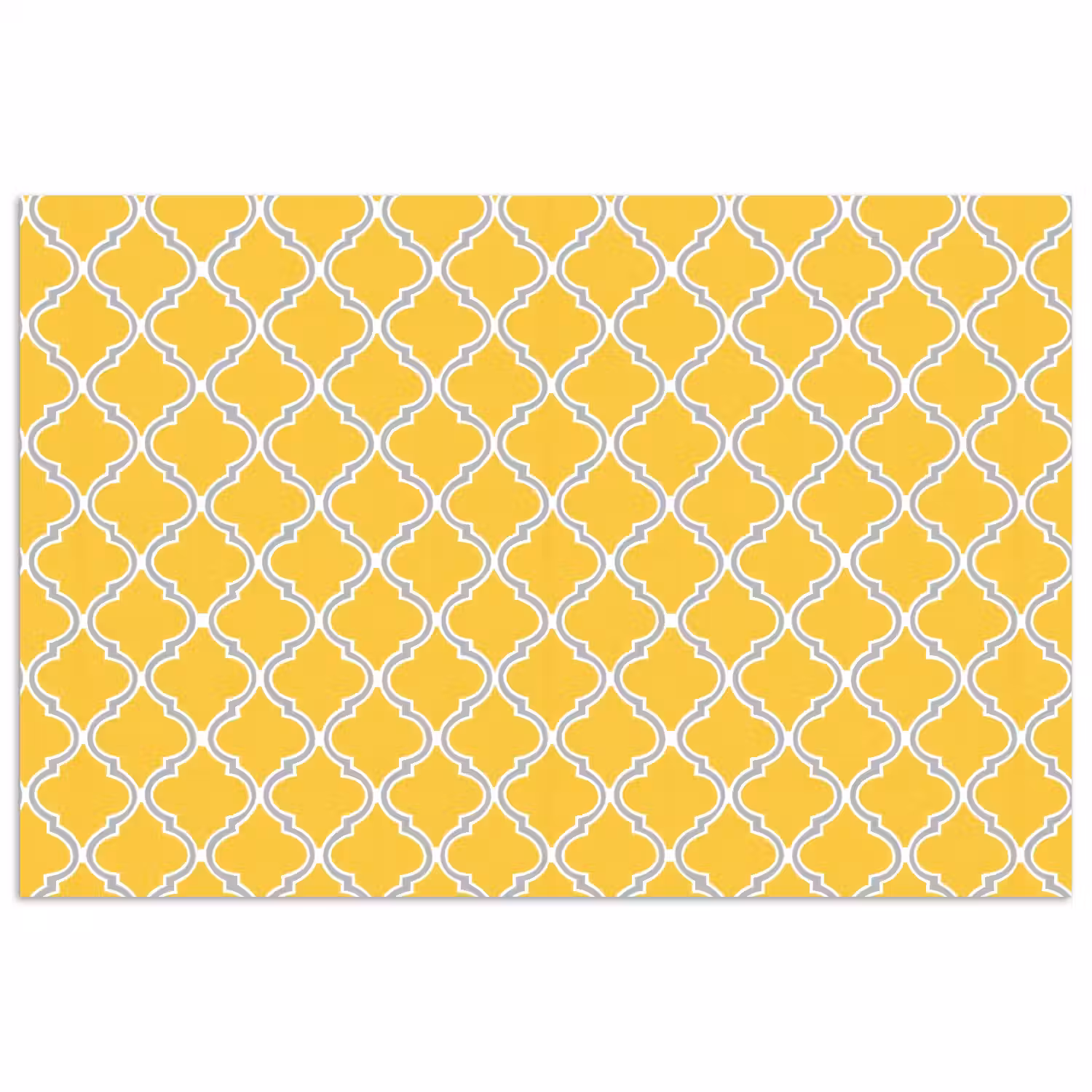 Lantaarn - Arabesk - Elegant - Geel poster papier klein 62 -3d