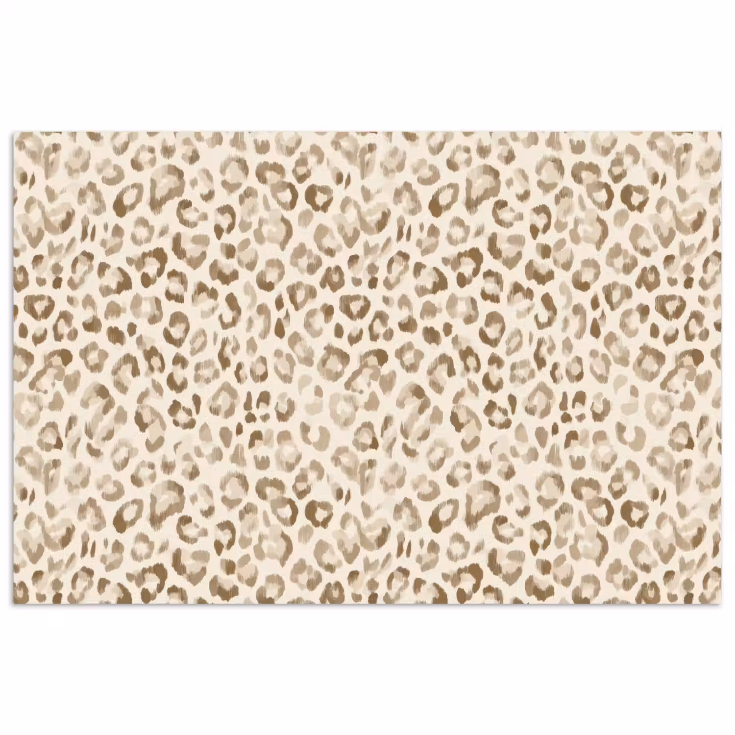 Luipaard - Klassiek - Beige poster papier klein 62 -3d