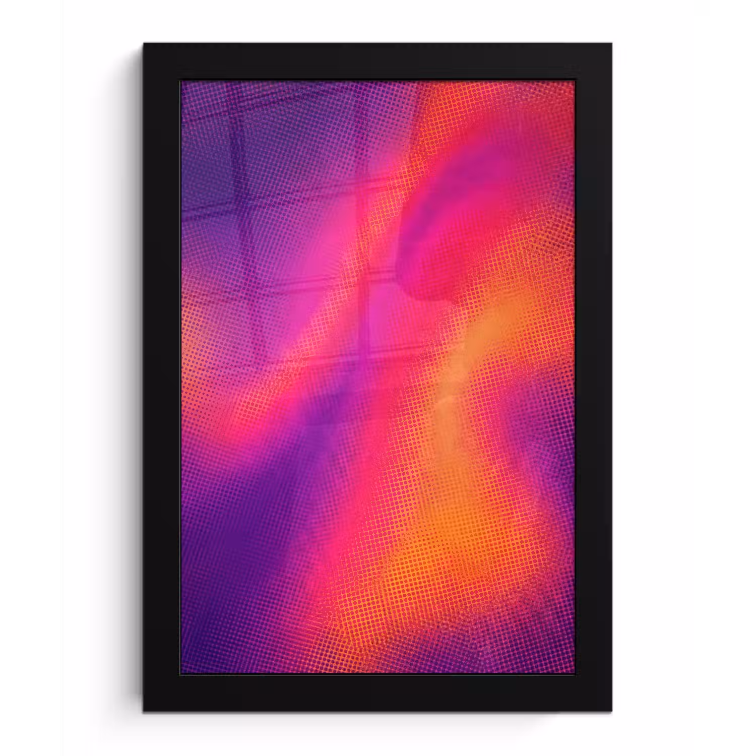 Abstract - Patroon - Kleurverloop fotolijst zwart zonder passe partout klein -3d