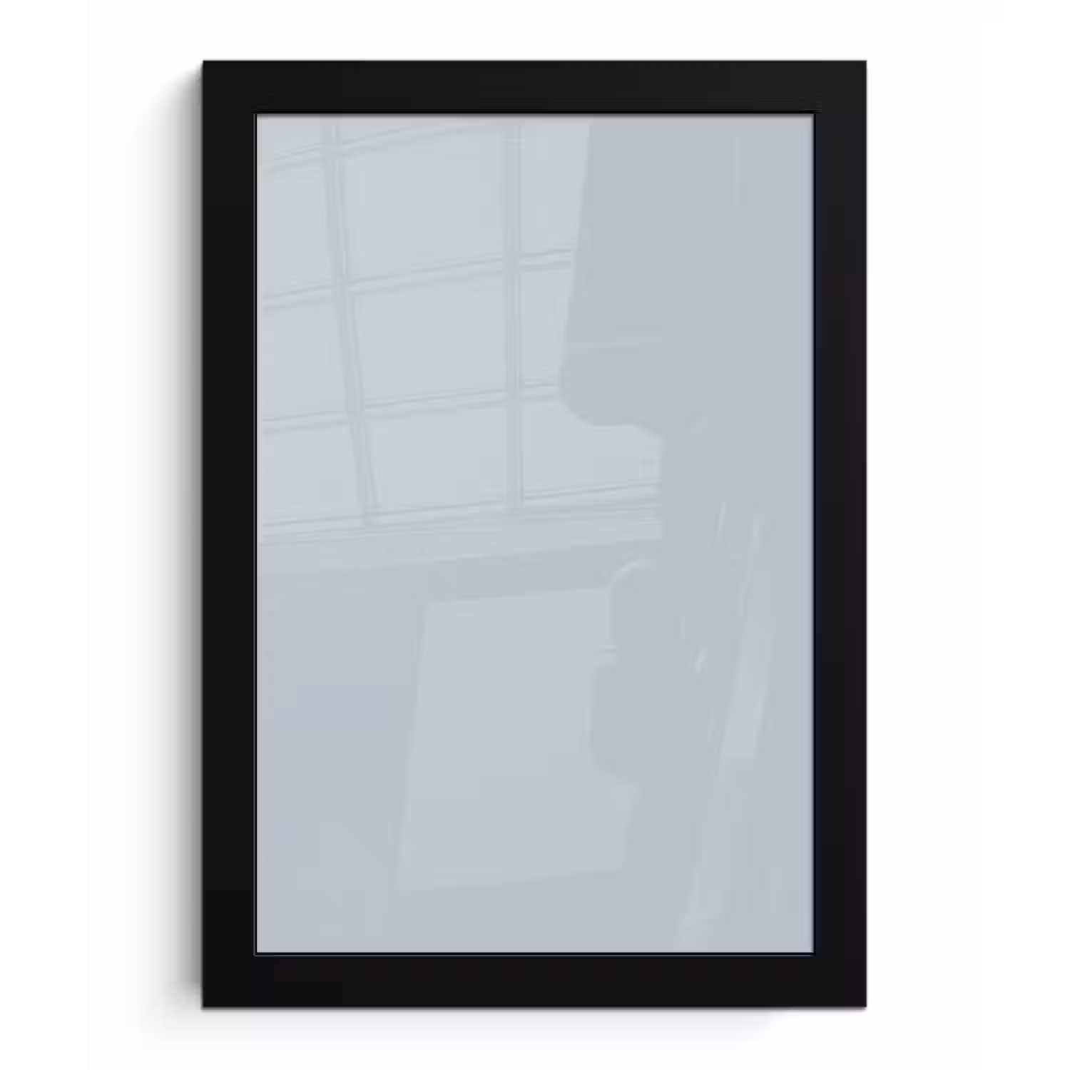 Blue - Bay - Blauw fotolijst zwart zonder passe partout klein 224 -3d
