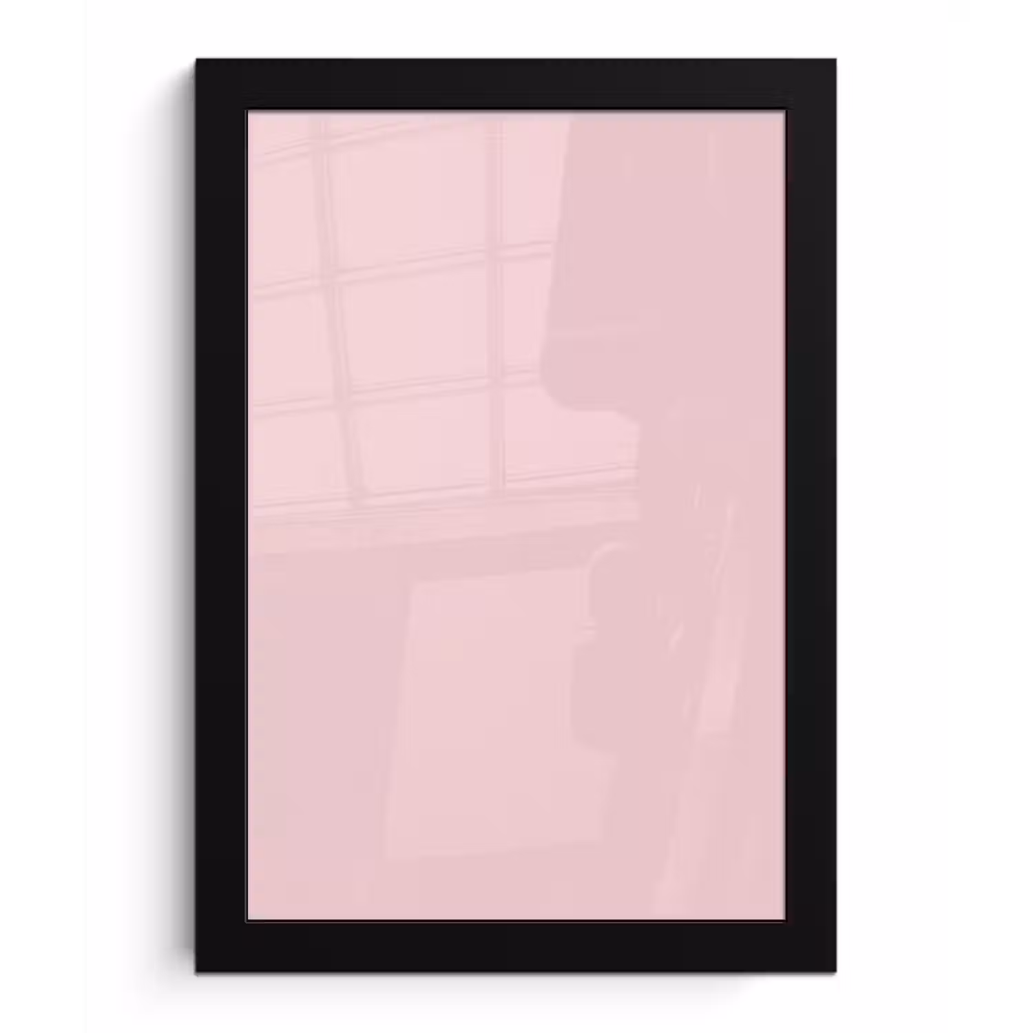 Blush - Pink - Roze fotolijst zwart zonder passe partout klein 224 -3d