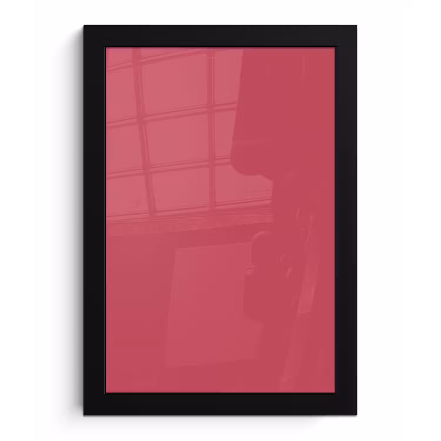 Bold - Berry - Rood fotolijst zwart zonder passe partout klein 224 -3d