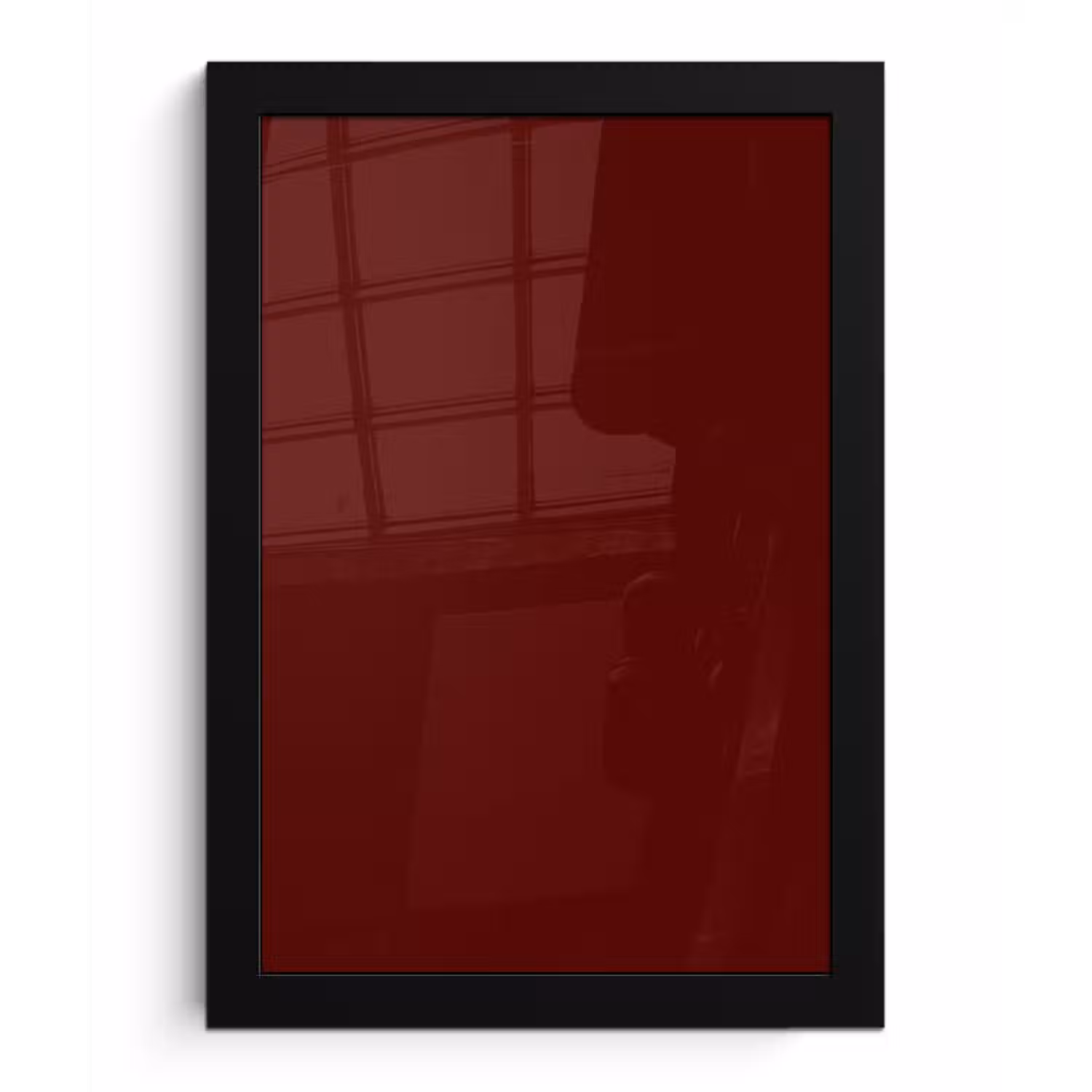 Burnt - Mahogany - Rood fotolijst zwart zonder passe partout klein 224 -3d