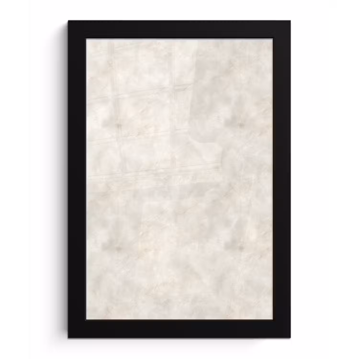 Crèmebeige - Marmer - Aders fotolijst zwart zonder passe partout klein 224 -3d
