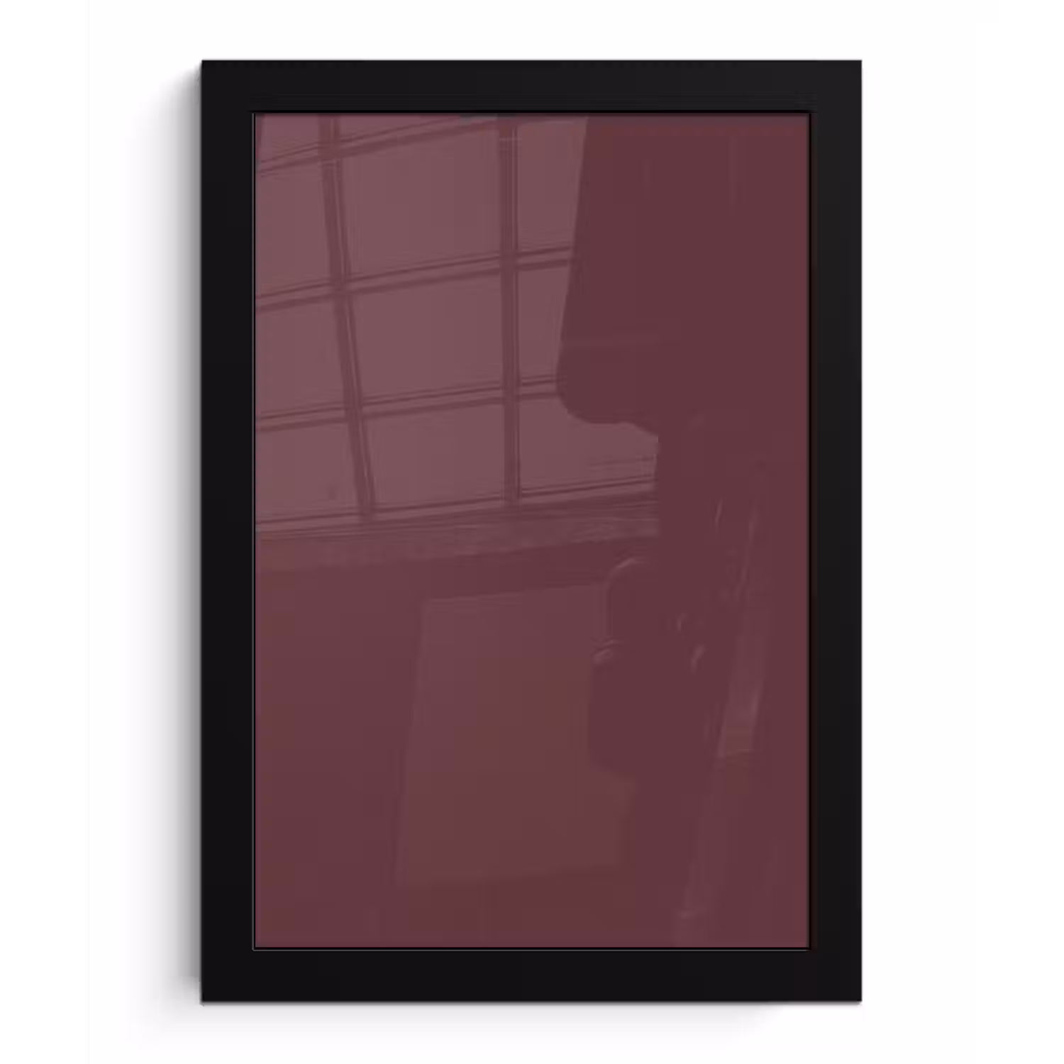 Dusty - Rose - Roze fotolijst zwart zonder passe partout klein 224 -3d