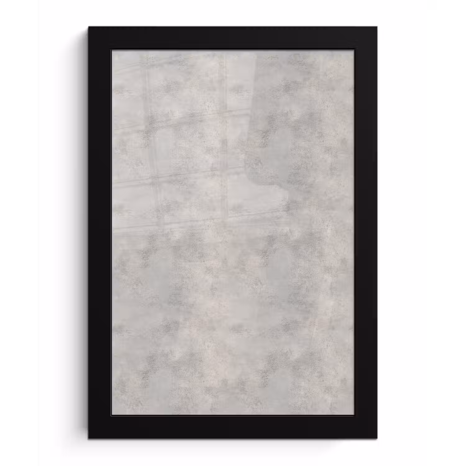 Grijs - Beton - Industrieel fotolijst zwart zonder passe partout klein 224 -3d