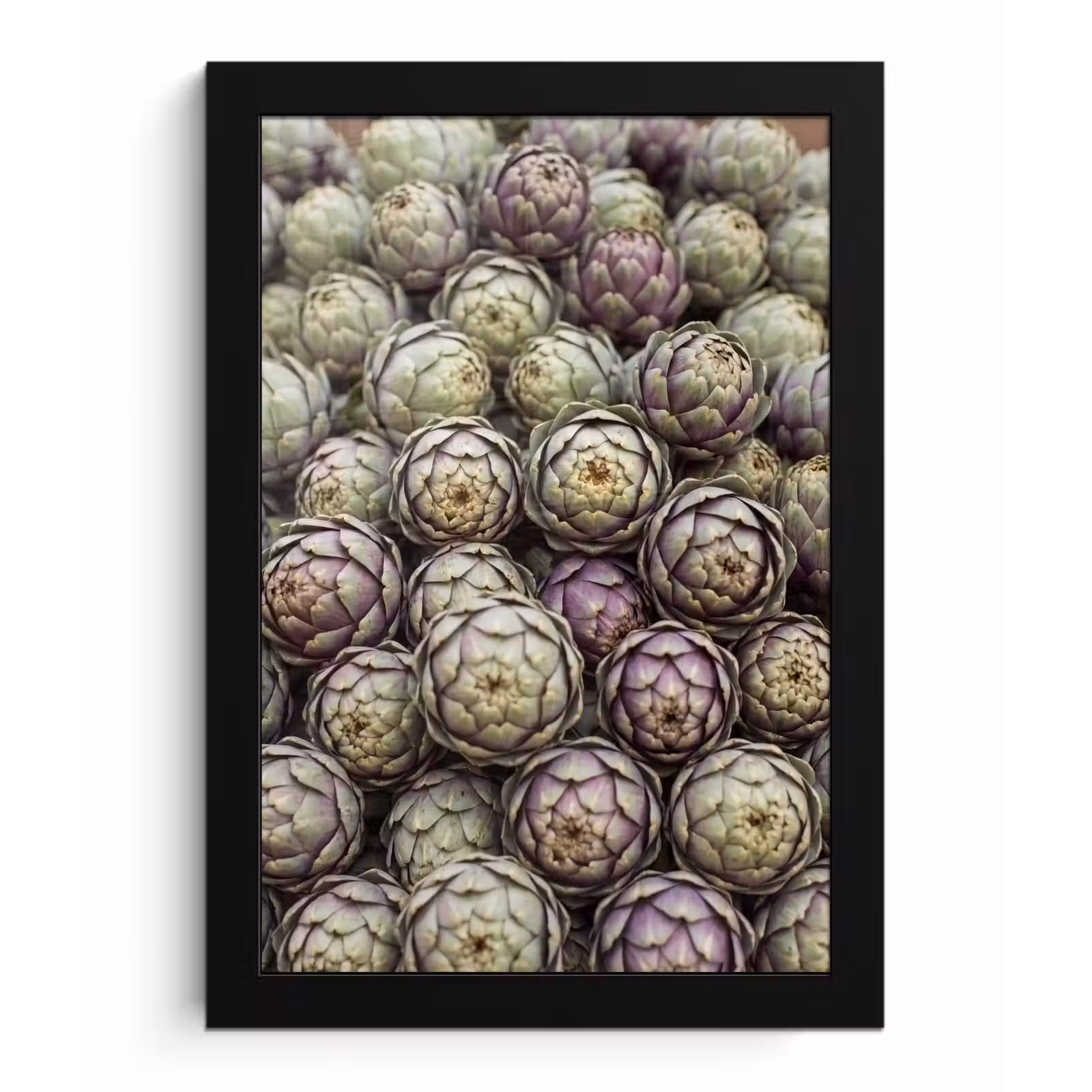 Poster met lijst - Groenten - Vers - Eten - Groenten - Vers - Eten fotolijst zwart zonder passe partout klein