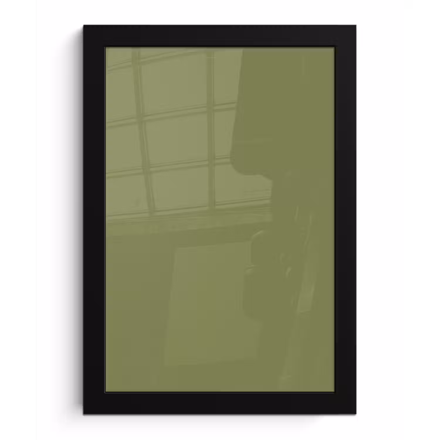 Herbal - Matcha - Groen fotolijst zwart zonder passe partout klein 224 -3d