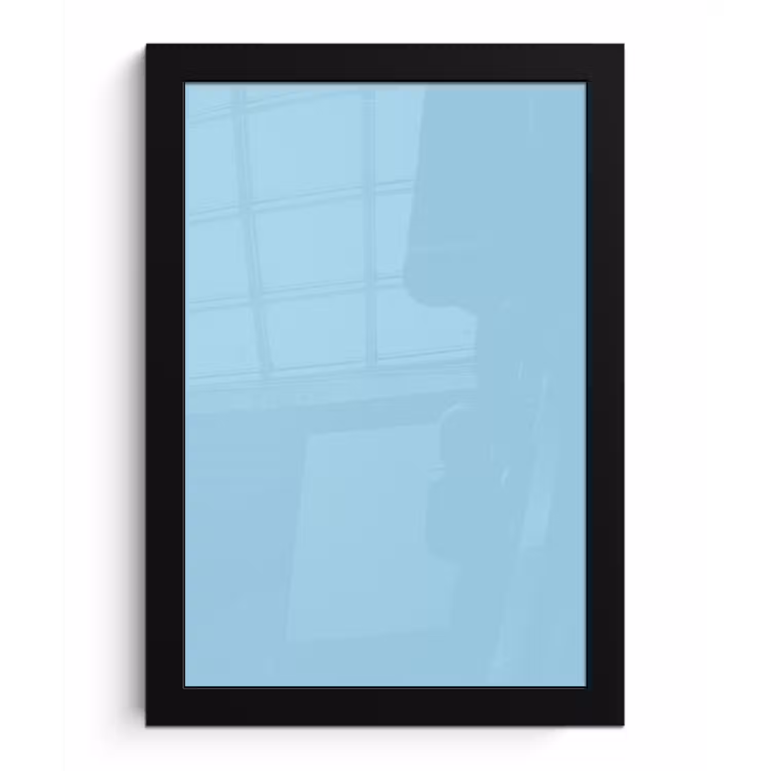 Ice - Blue - Blauw fotolijst zwart zonder passe partout klein 224 -3d