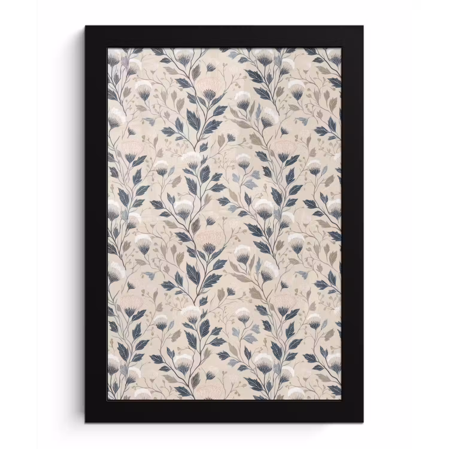 Klassiek - Botanisch - Kleurrijk fotolijst zwart zonder passe partout klein 224 -3d