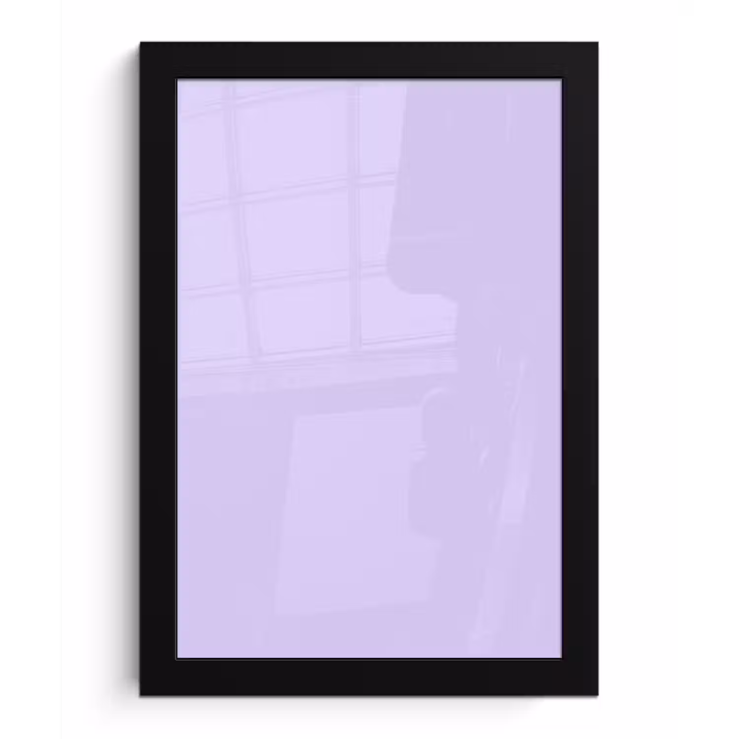 Light - Orchid - Paars fotolijst zwart zonder passe partout klein 224 -3d