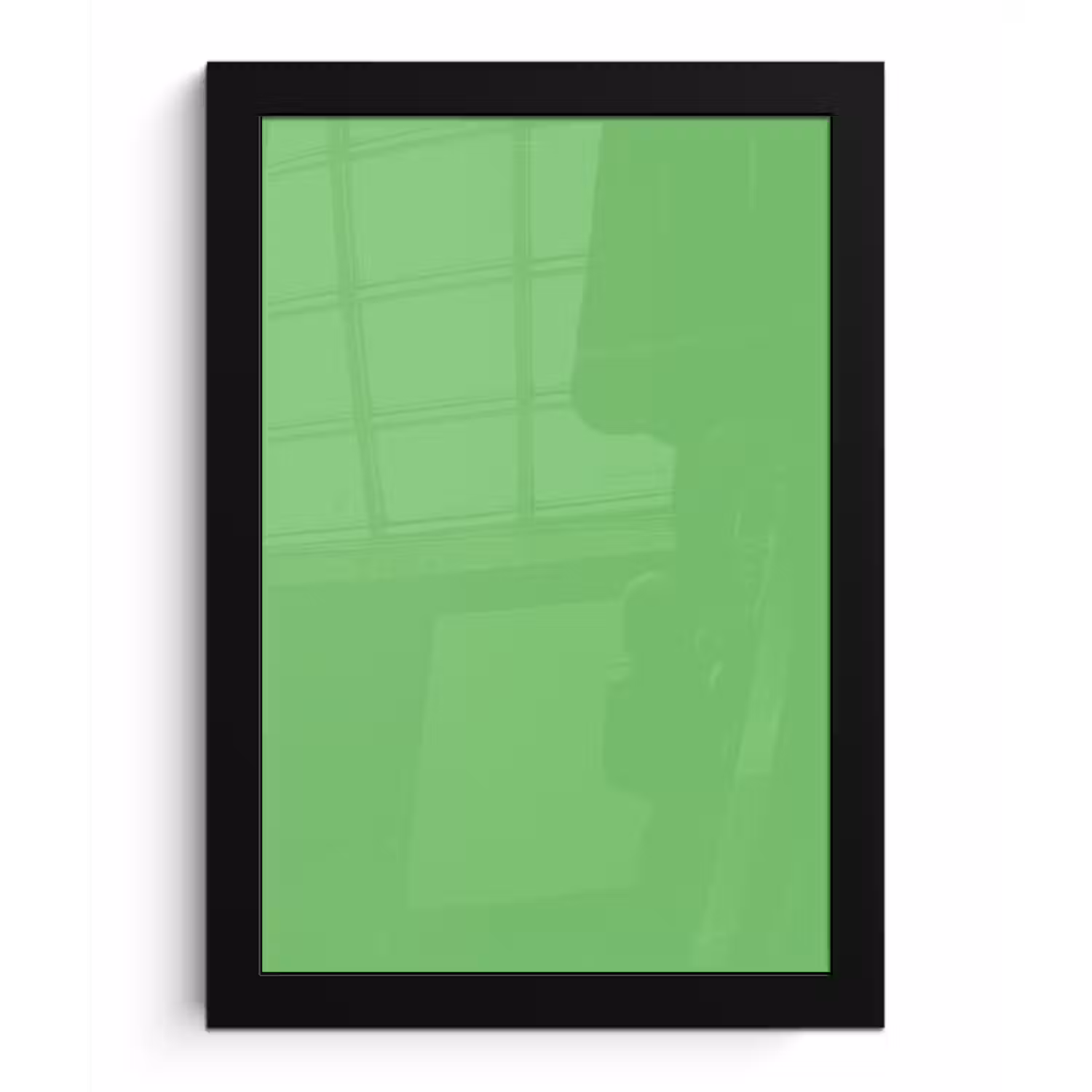 Meadow - Green - Groen fotolijst zwart zonder passe partout klein 224 -3d