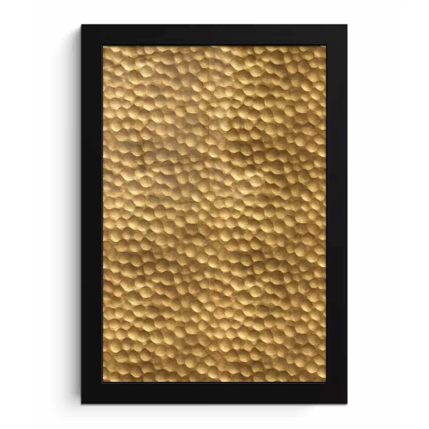 Metaal - Dynamisch - Goud fotolijst zwart zonder passe partout klein 224 -3d