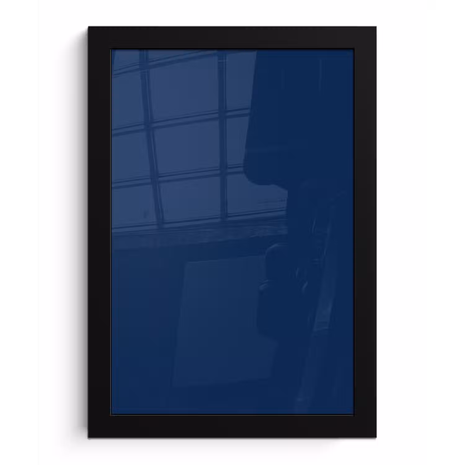 Midnight - Navy - Blauw fotolijst zwart zonder passe partout klein 224 -3d