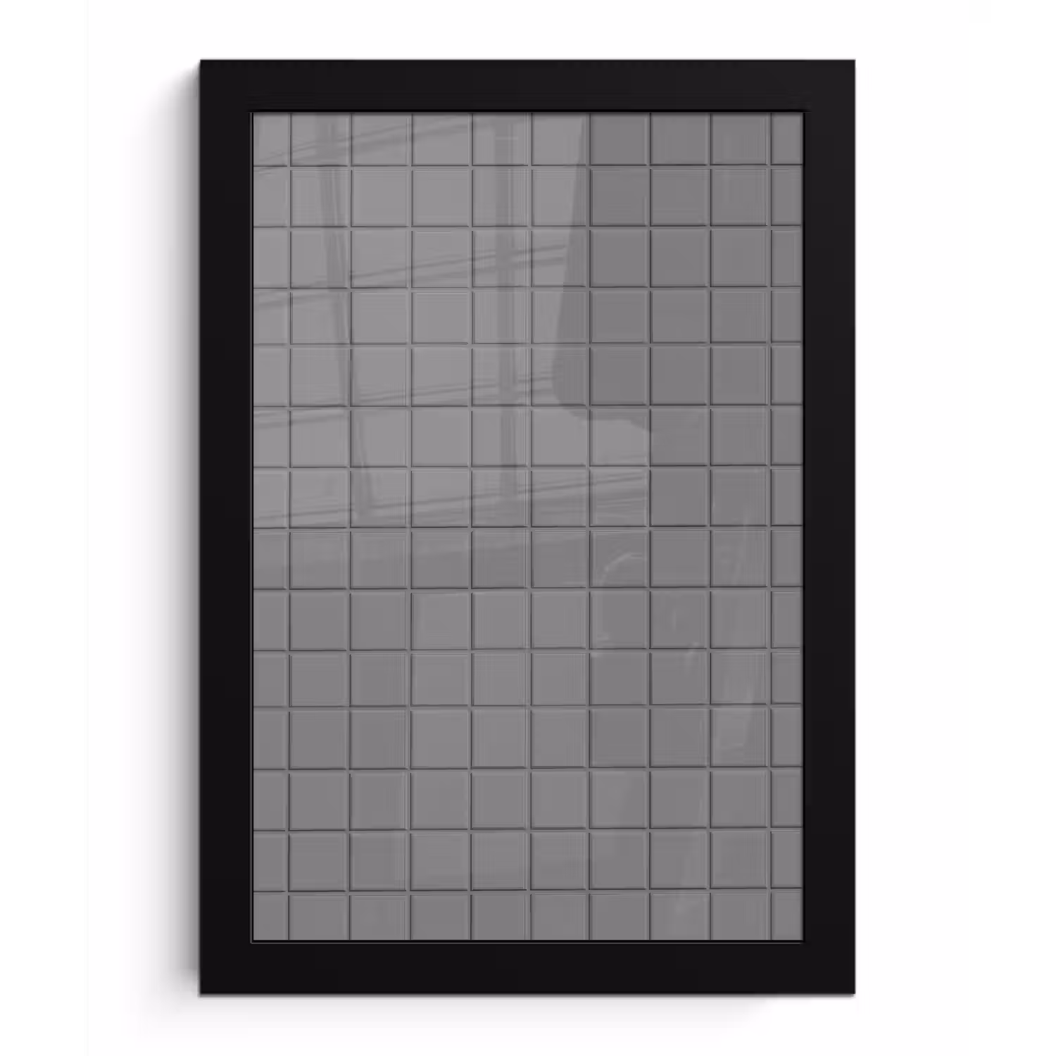 Modern - Patroon - Grijs fotolijst zwart zonder passe partout klein 224 -3d