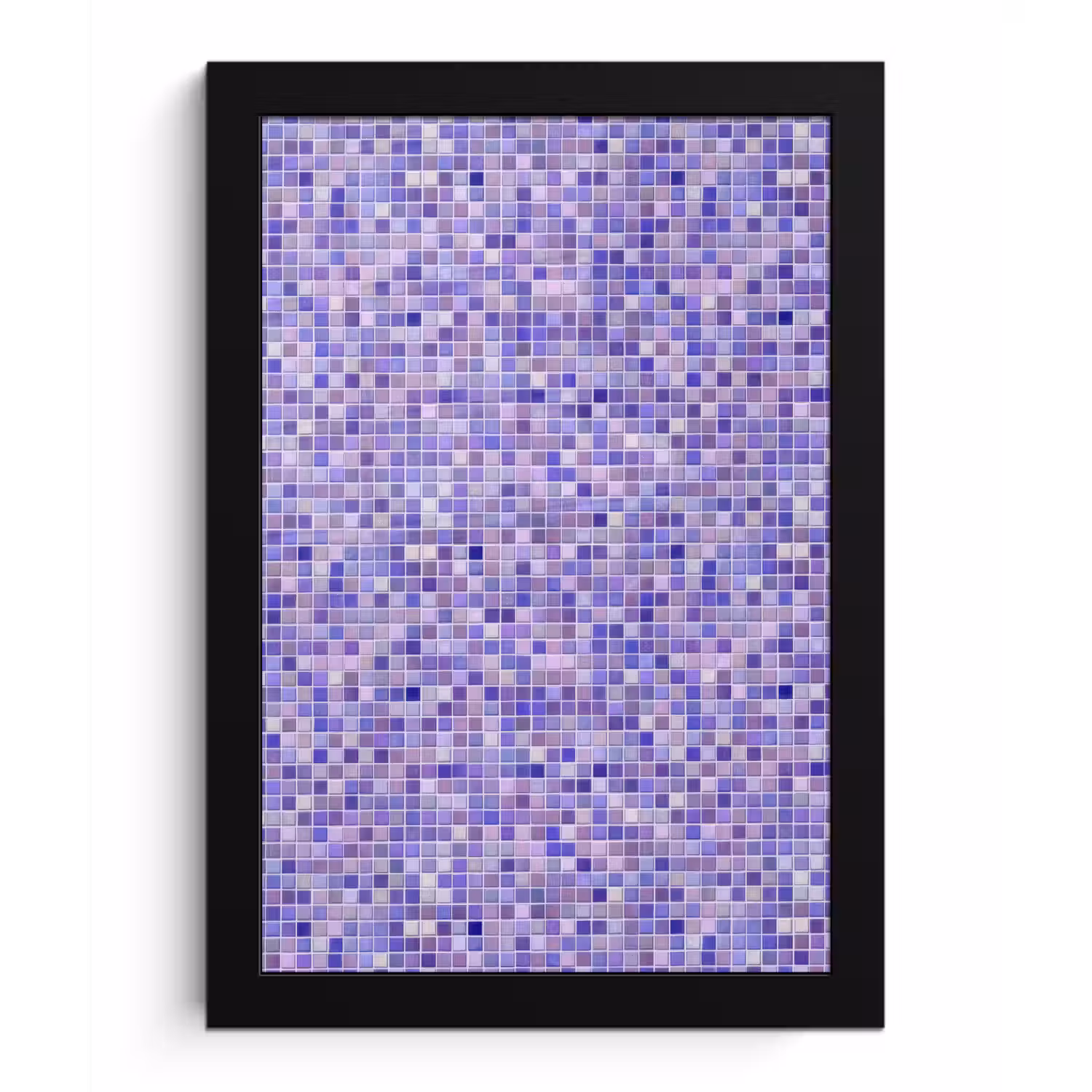 Mozaïek - Tegels - Lila - Amethist fotolijst zwart zonder passe partout klein 224 -3d