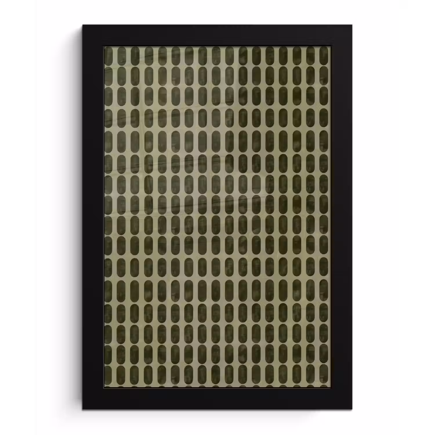 Ritmisch - Effect - Groen fotolijst zwart zonder passe partout klein 224 -3d