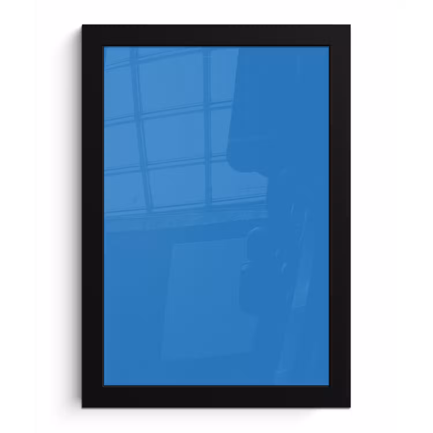 Royal - Blue - Blauw fotolijst zwart zonder passe partout klein 224 -3d