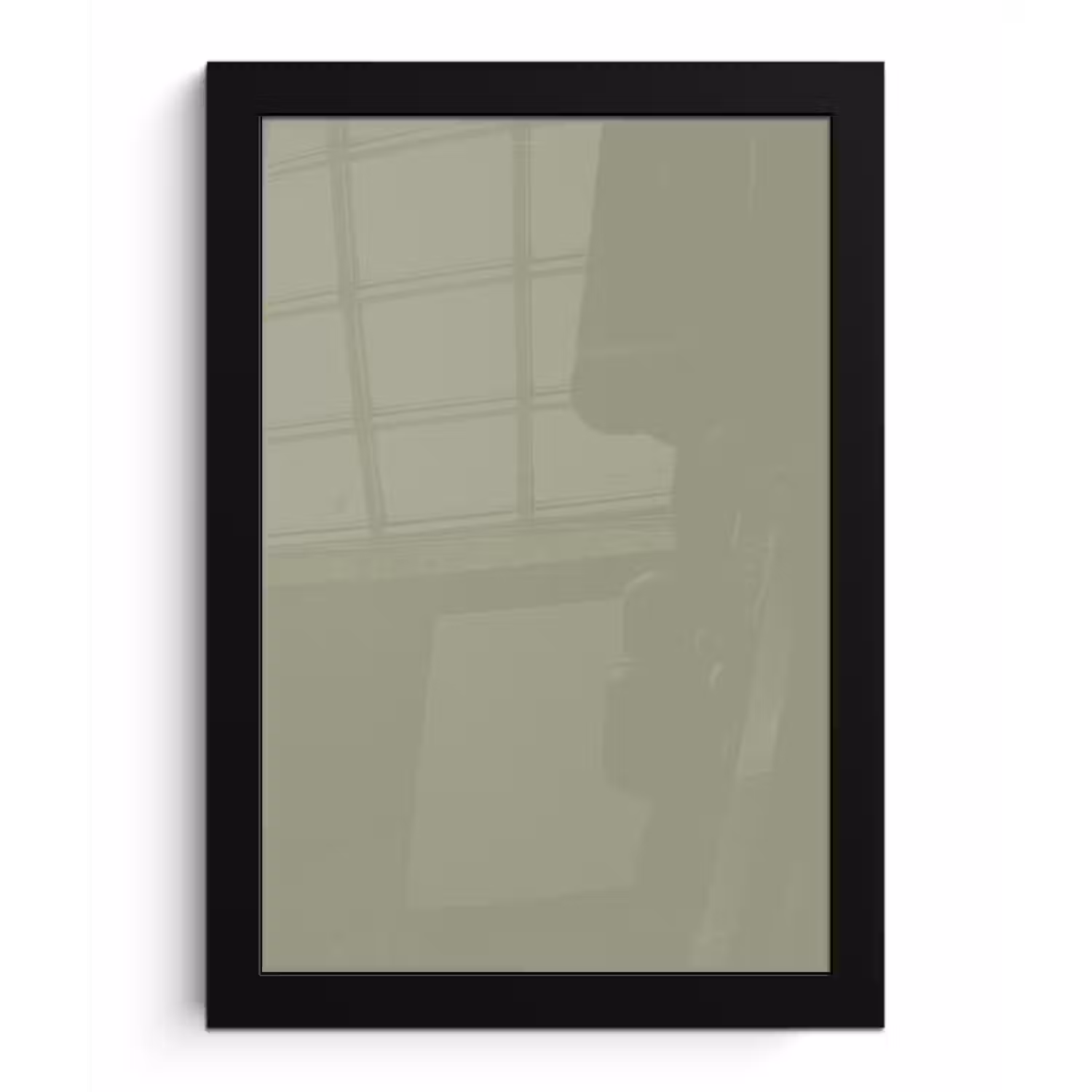 Sage - Mist - Groen fotolijst zwart zonder passe partout klein 224 -3d