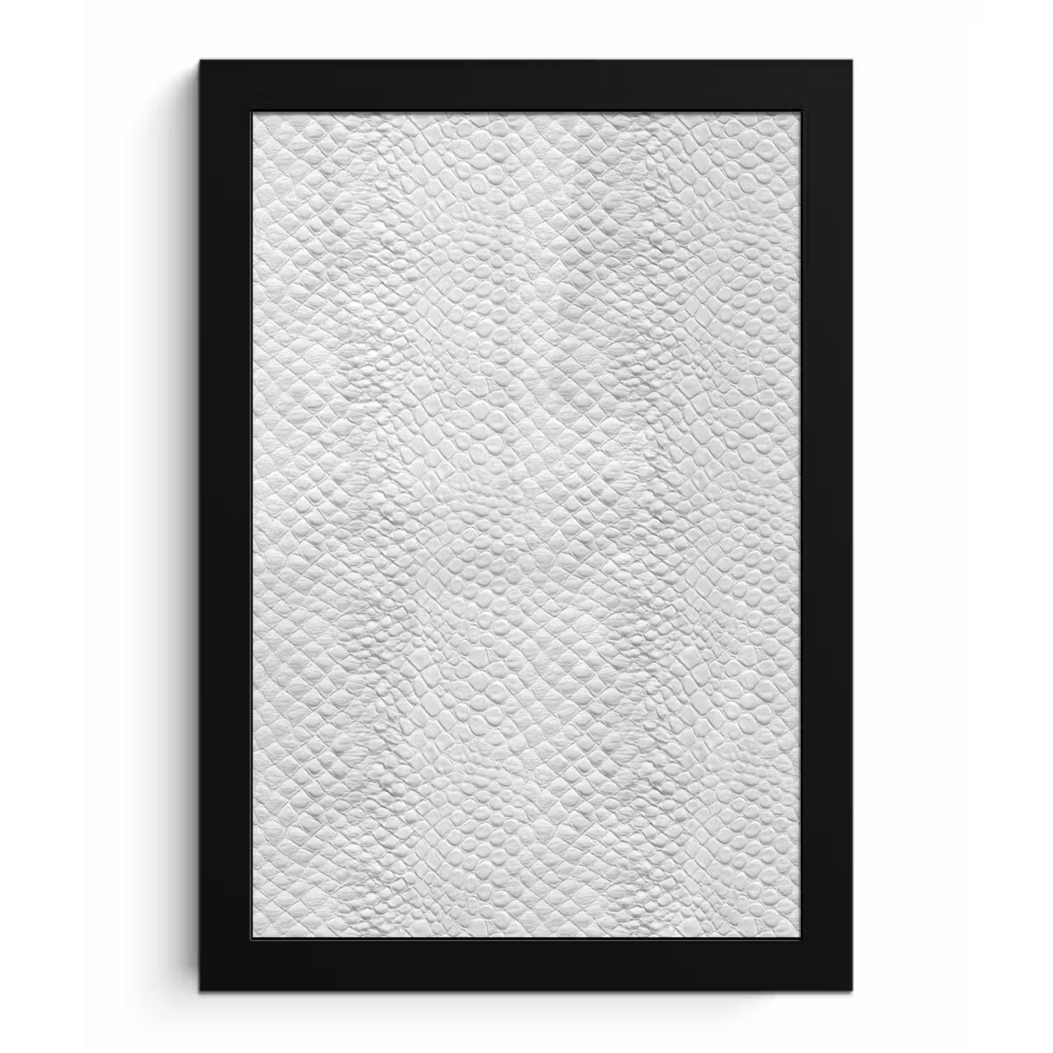 Slang - Patroon - Wit fotolijst zwart zonder passe partout klein 224 -3d