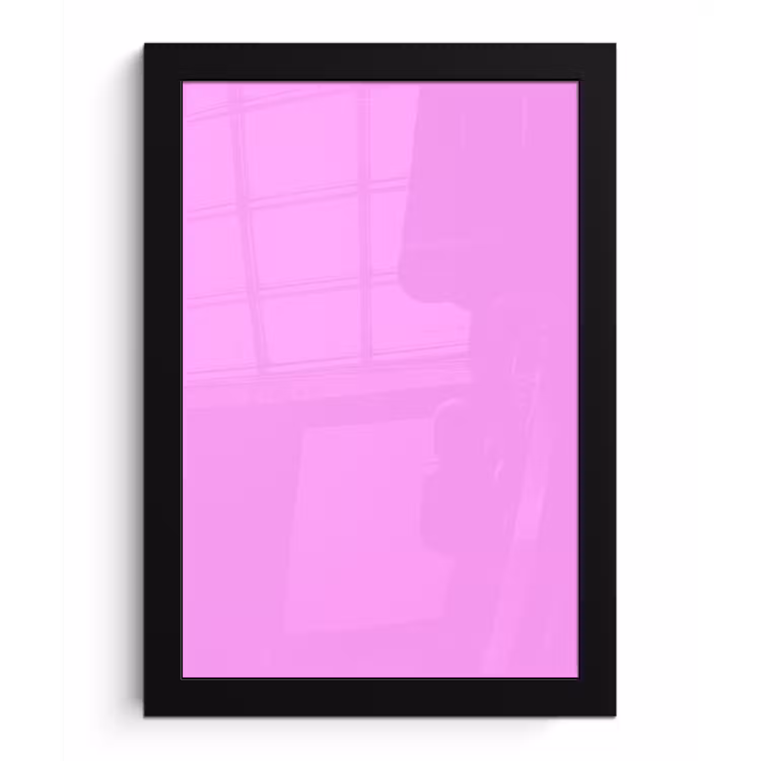 Soft - Lavender - Roze fotolijst zwart zonder passe partout klein 224 -3d