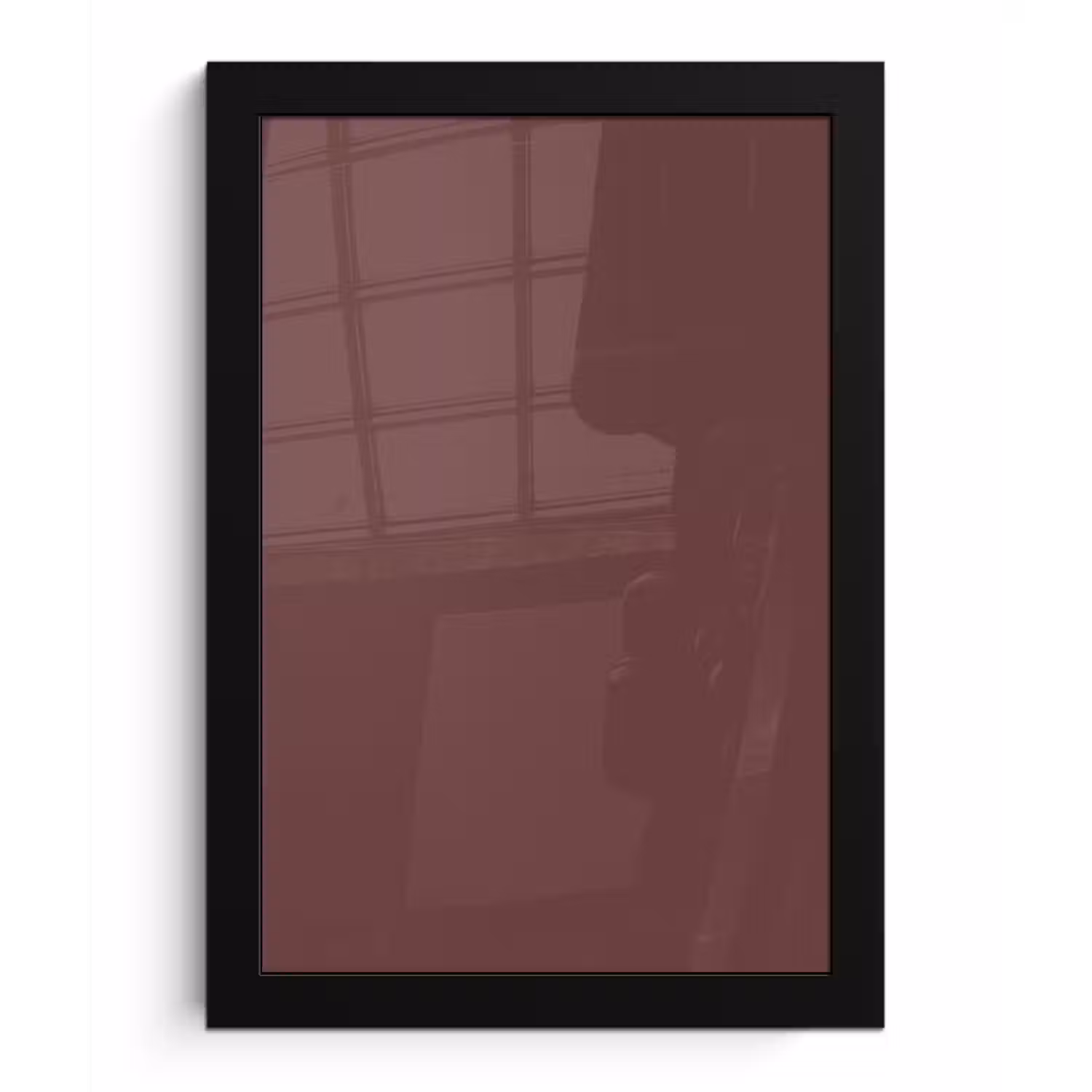 Velvet - Merlot - Rood fotolijst zwart zonder passe partout klein 224 -3d