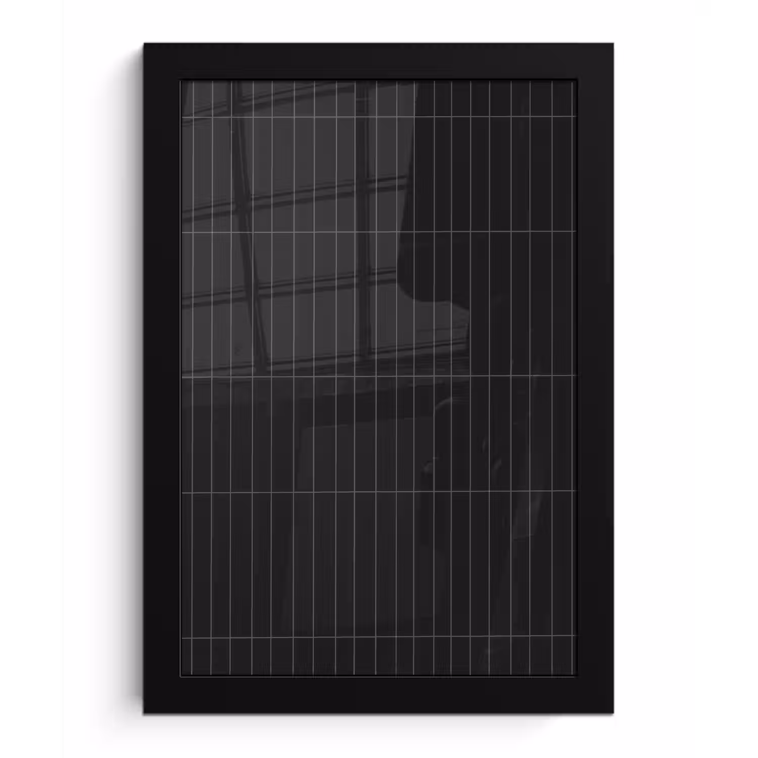 Verticaal - Wandtegel - Mat - Zwart fotolijst zwart zonder passe partout klein 224 -3d
