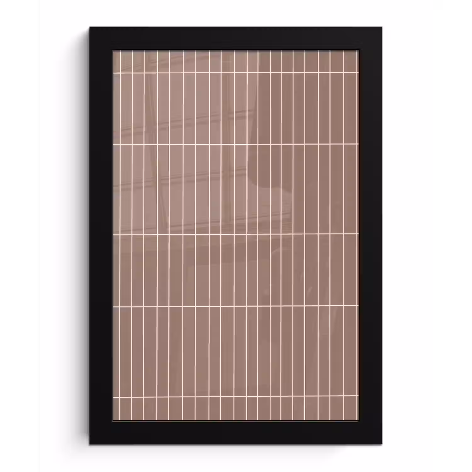 Verticaal - Wandtegel - Terracotta fotolijst zwart zonder passe partout klein 224 -3d