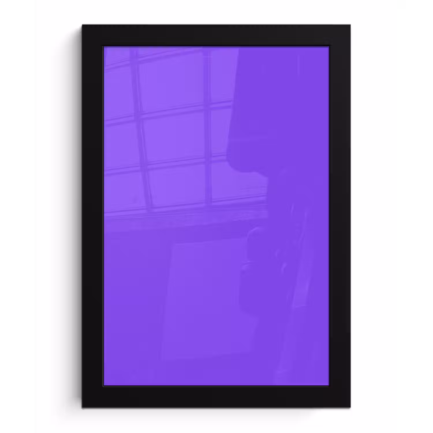 Vivid - Violet - Paars fotolijst zwart zonder passe partout klein 224 -3d
