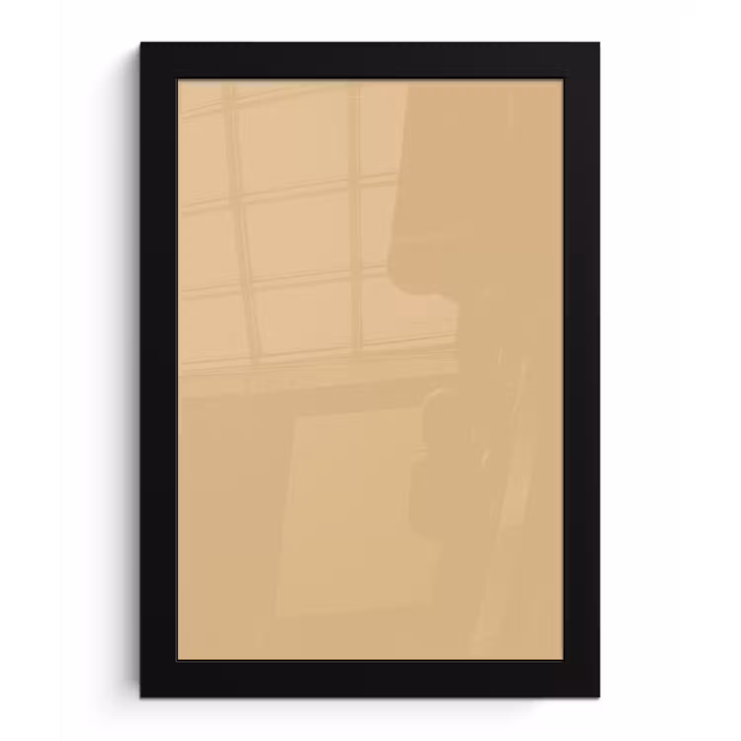 Warm - Sand - Nude fotolijst zwart zonder passe partout klein 224 -3d