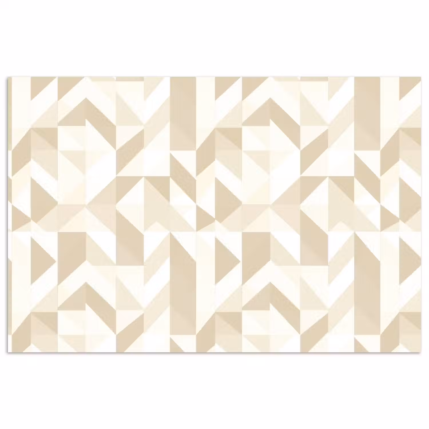 Modern - Abstract - Beige poster papier klein 62 -3d