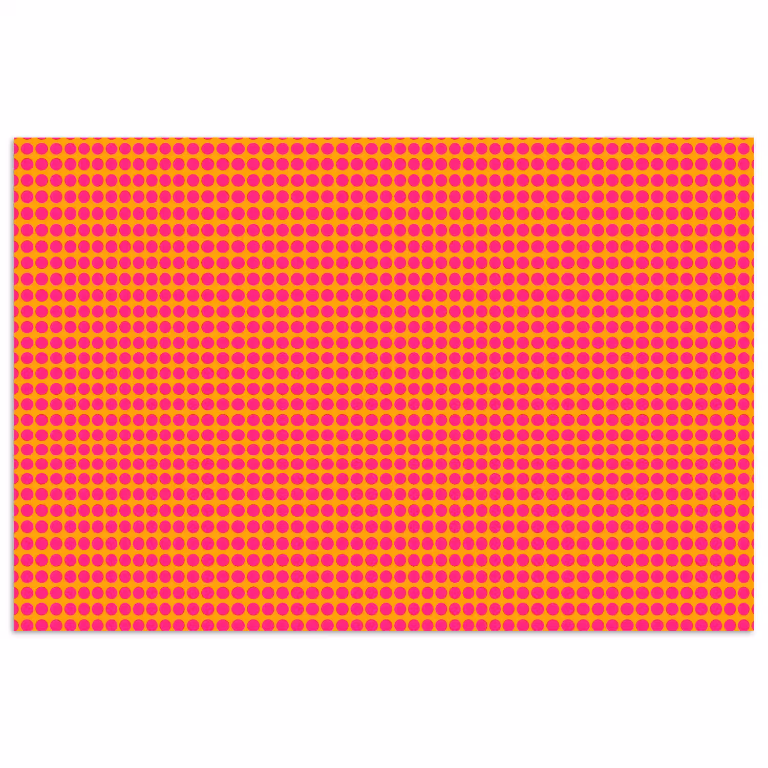 Modern - Stippen - Oranje poster papier klein 62 -3d