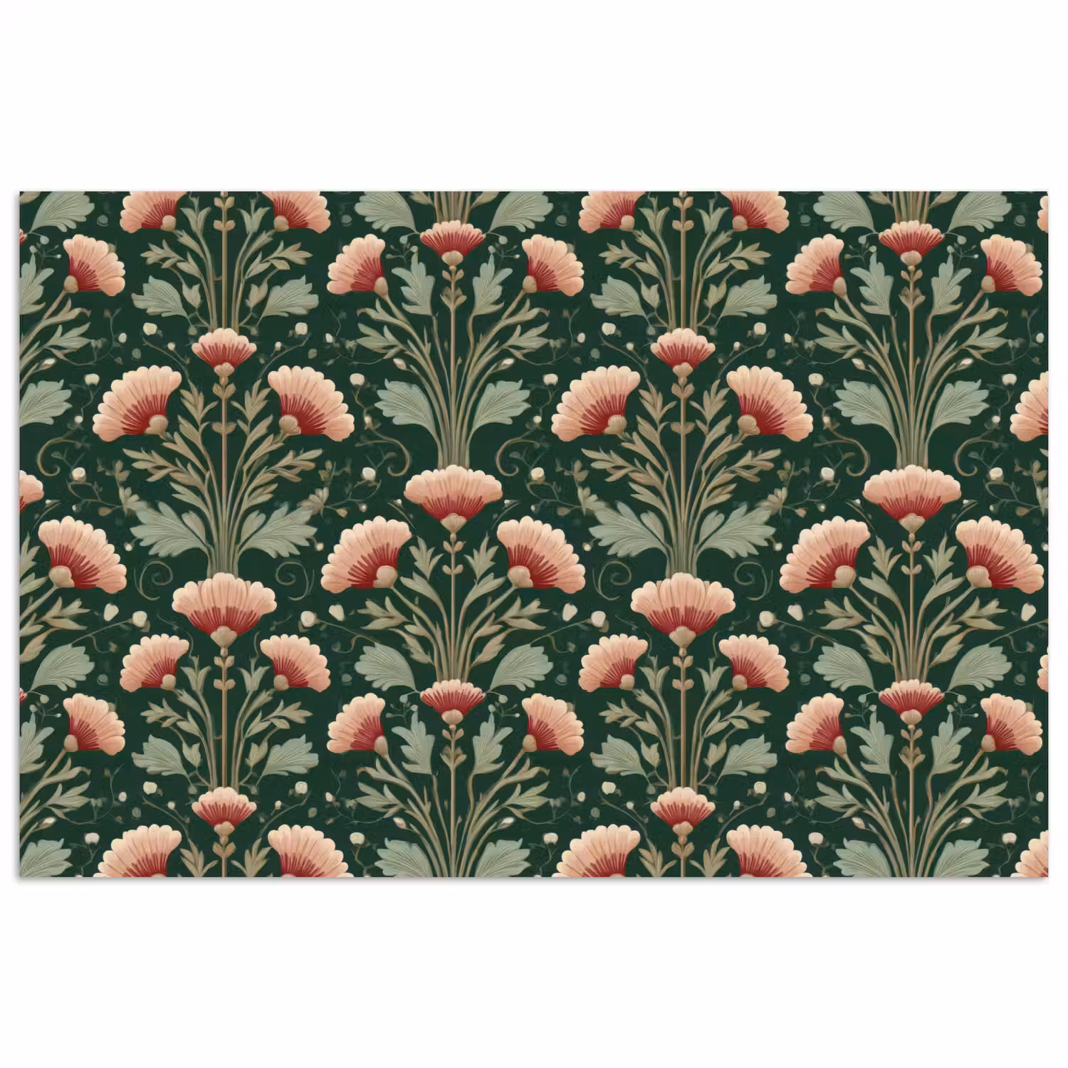 Patroon - Botanisch - Kleurrijk poster papier klein 62 -3d
