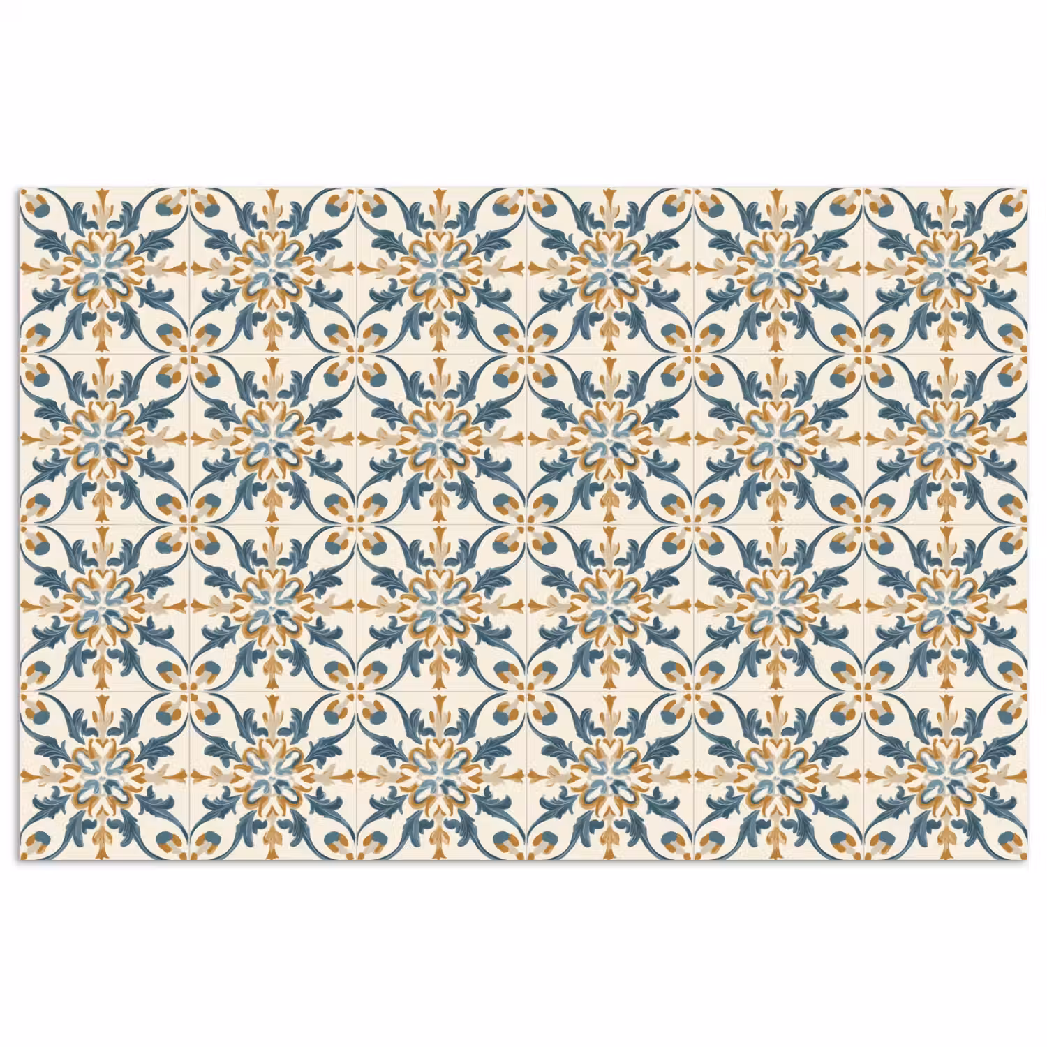 Patroon - Klassiek - Kleurrijk poster papier klein 62 -3d