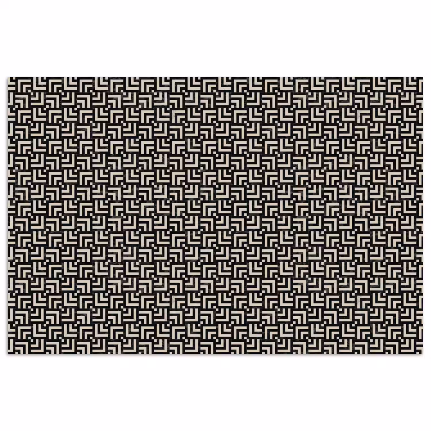 Patroon - Marmer - Zwart poster papier klein 62 -3d