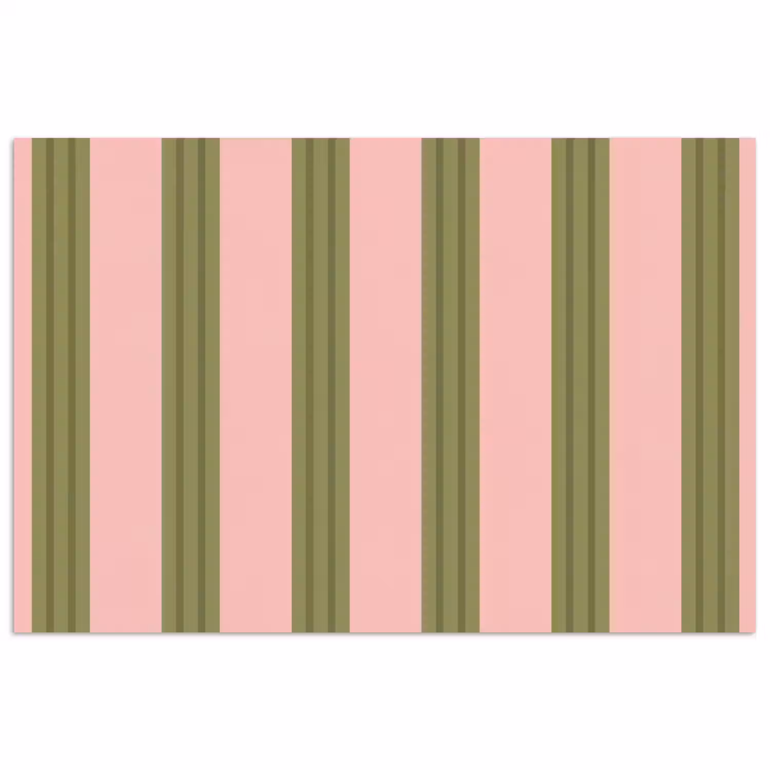 Patroon - Strepen - Abstract - Roze - Groen poster papier klein -3d