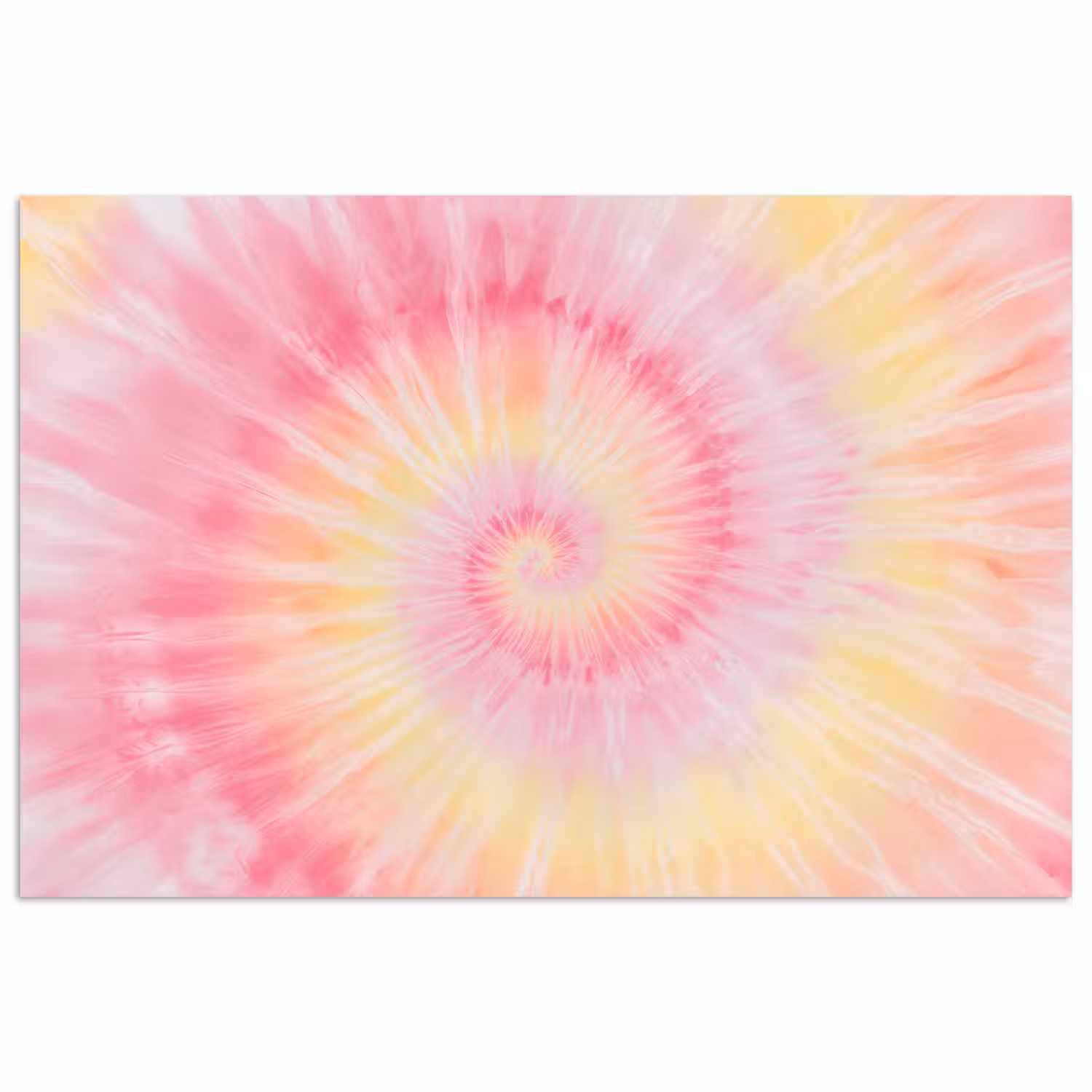 Patroon - Tie Dye - Pasteltinten - Roze poster papier klein -3d