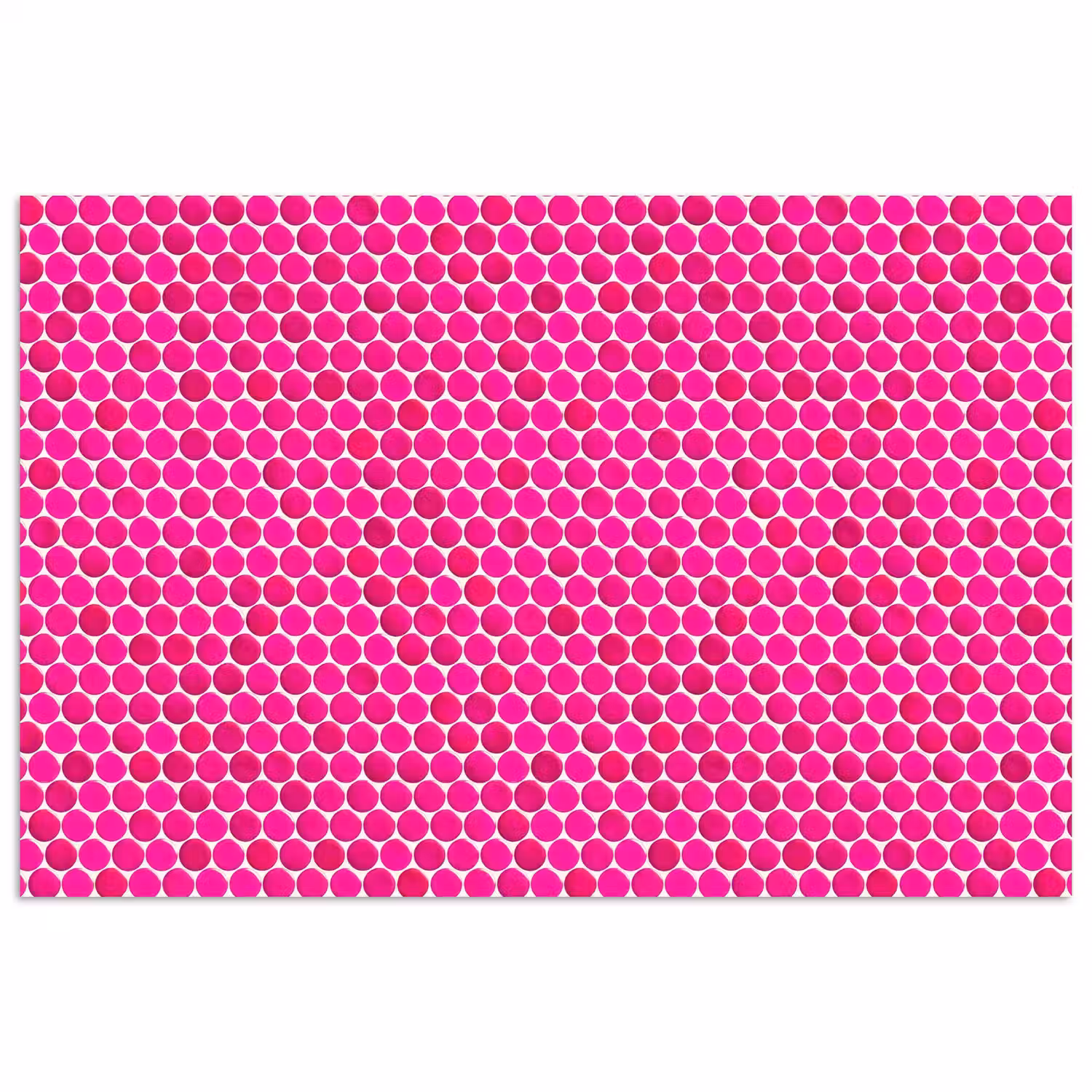 Penny - Mozaïek - Felroze poster papier klein 62 -3d