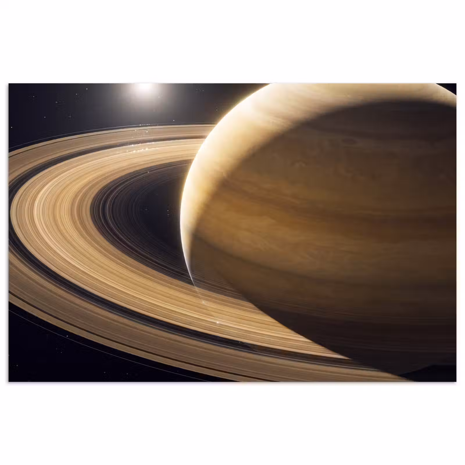 Poster - Planeet - Ringen - Ruimte - Planeet - Ringen - Ruimte poster papier klein