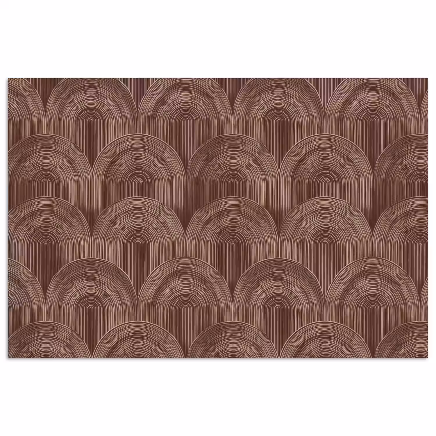 Ritmisch - Effect - Bruin poster papier klein 62 -3d