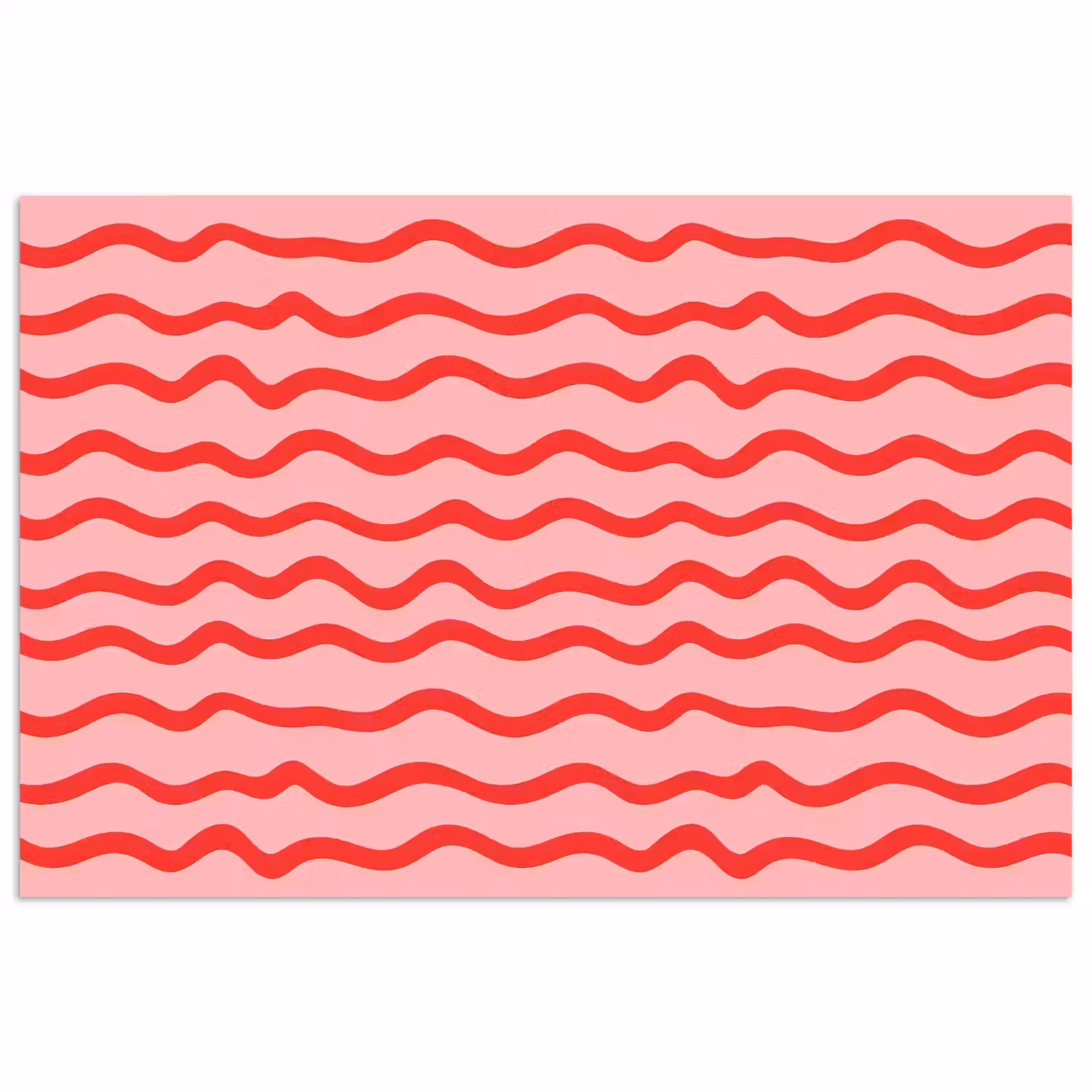 Speels - Patroon - Rood poster papier klein 62 -3d