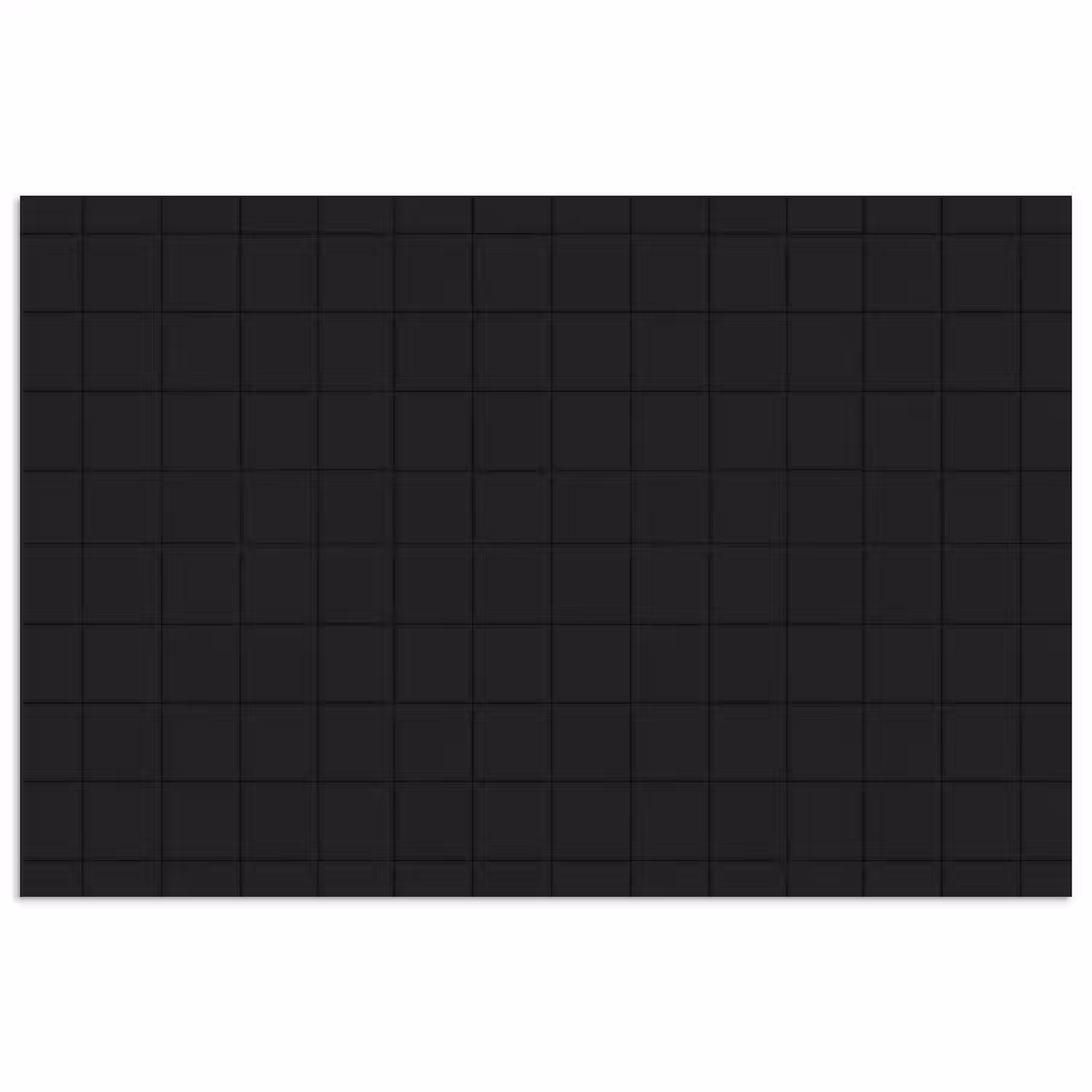 Tegels - Patroon - Mat - Zwart poster papier klein 62 -3d