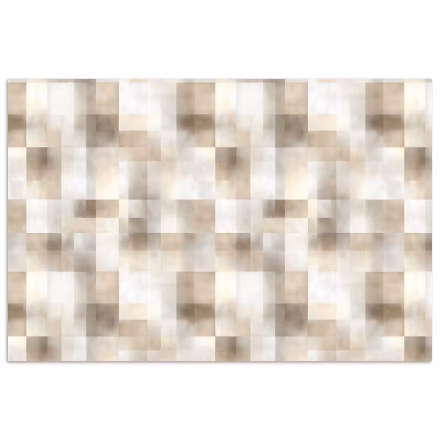 Textuur - Linnen - Beige poster papier klein 62 -3d