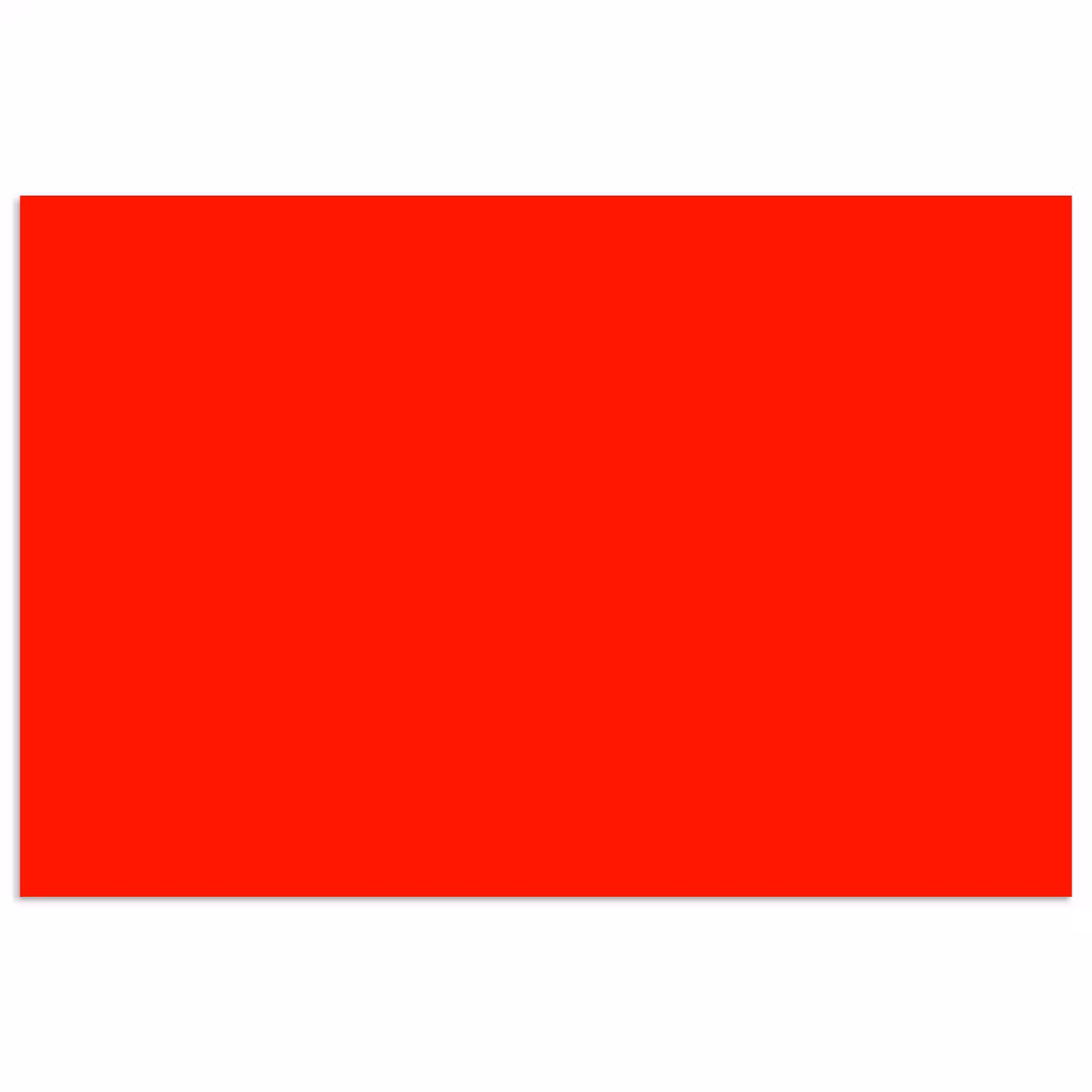 Vibrant - Vermilion - Rood poster papier klein 62 -3d