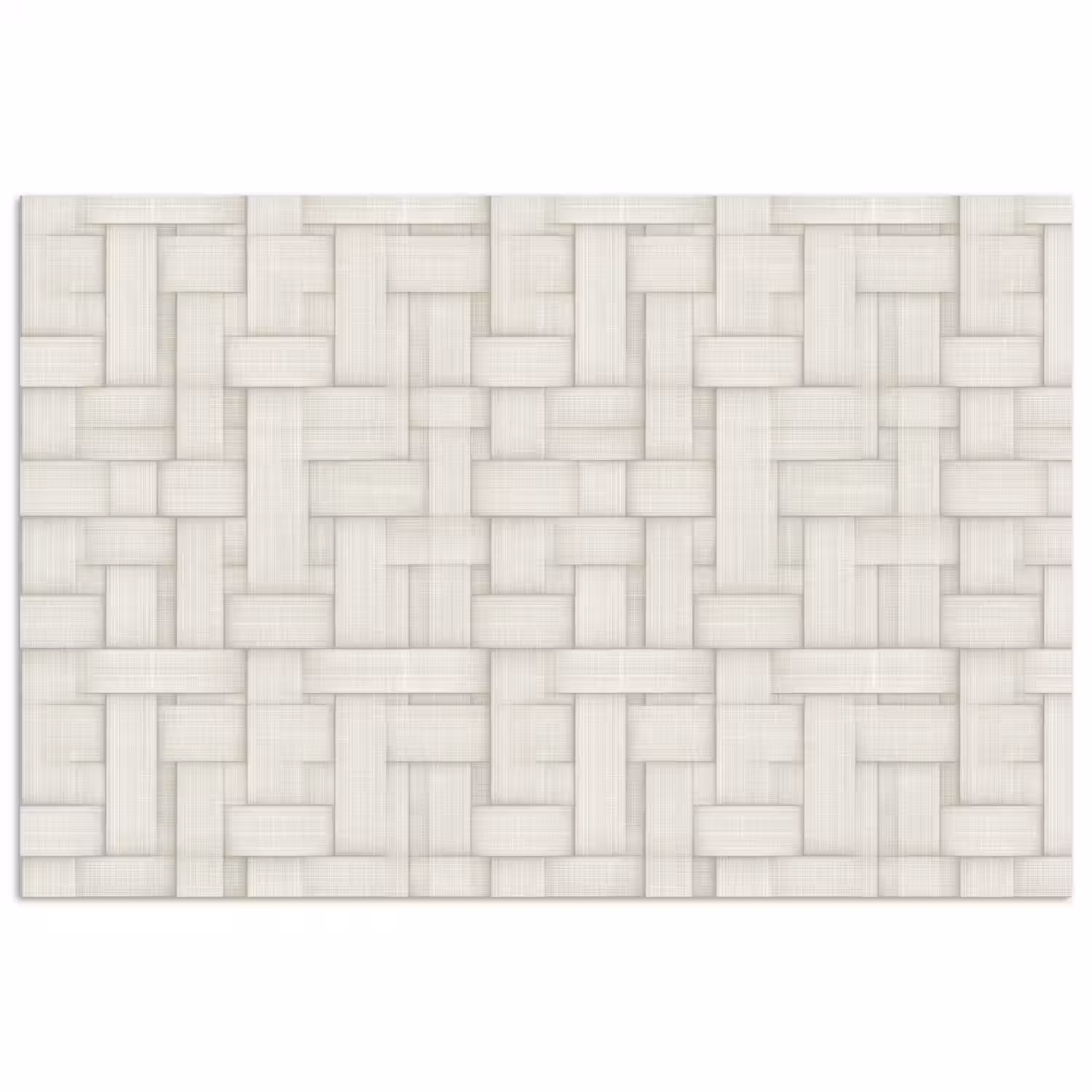 Vlechtwerk - Banen - Beige poster papier klein 62 -3d