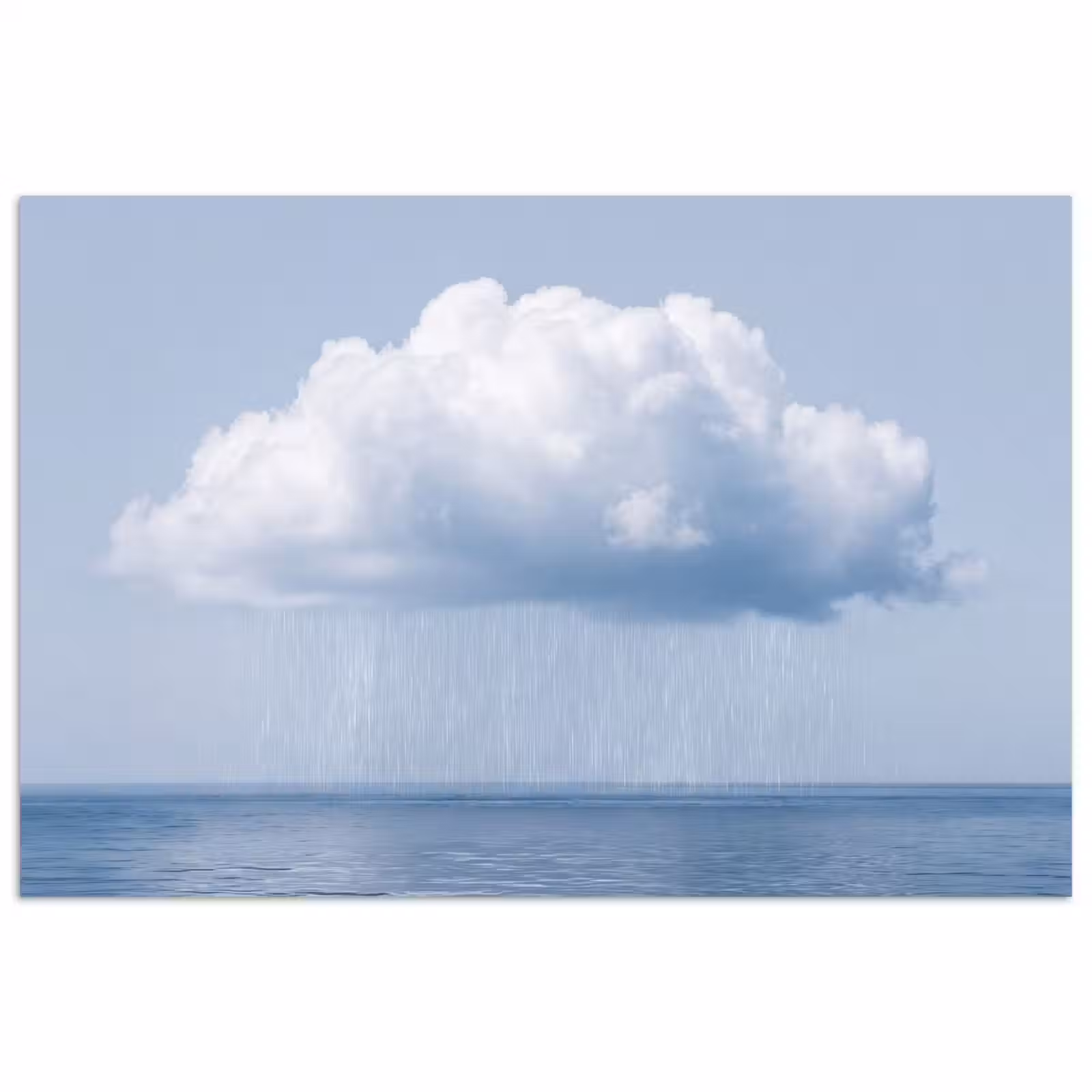 Poster - Wolk - Regen - Natuur - Wolk - Regen - Natuur poster papier klein