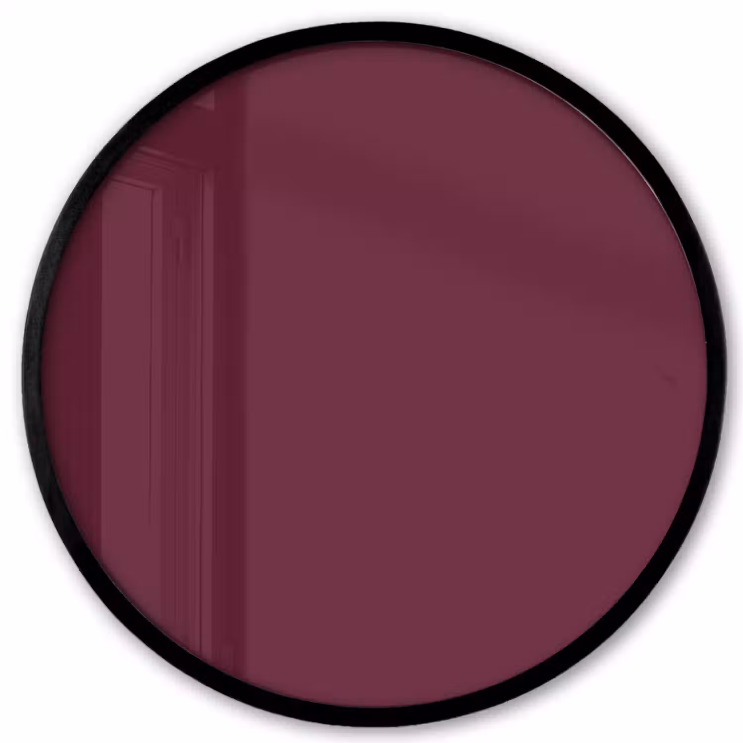 Deep - Plum - Paars Fotolijst rond zonder passe partout klein 856 -3d