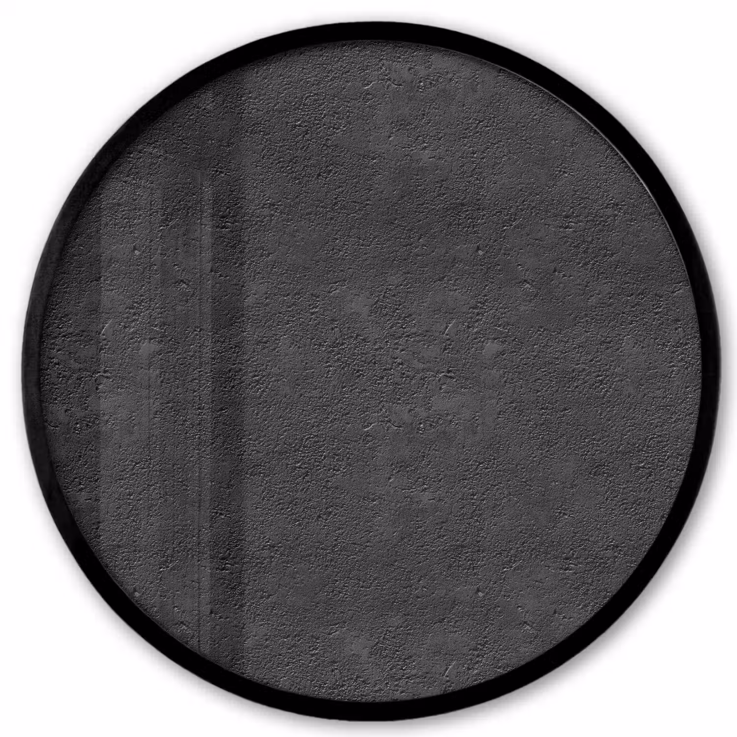 Donkergrijs - Asfaltstructuur - Ruw Fotolijst rond zonder passe partout klein 856 -3d